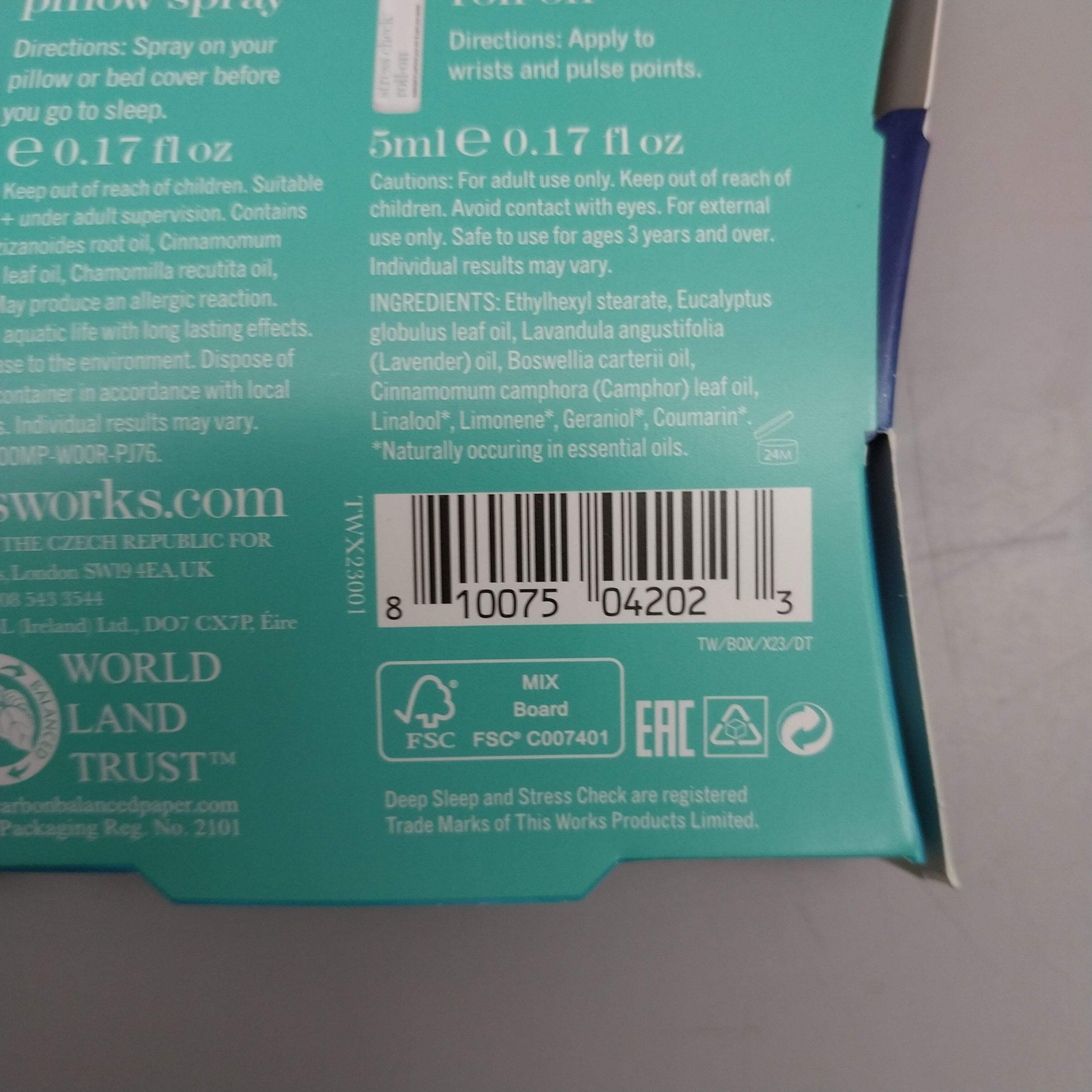 THIS WORKS Dream Team Deep Sleep Pillow Spray & Stress Check Roll-On (2×5 ml) (N