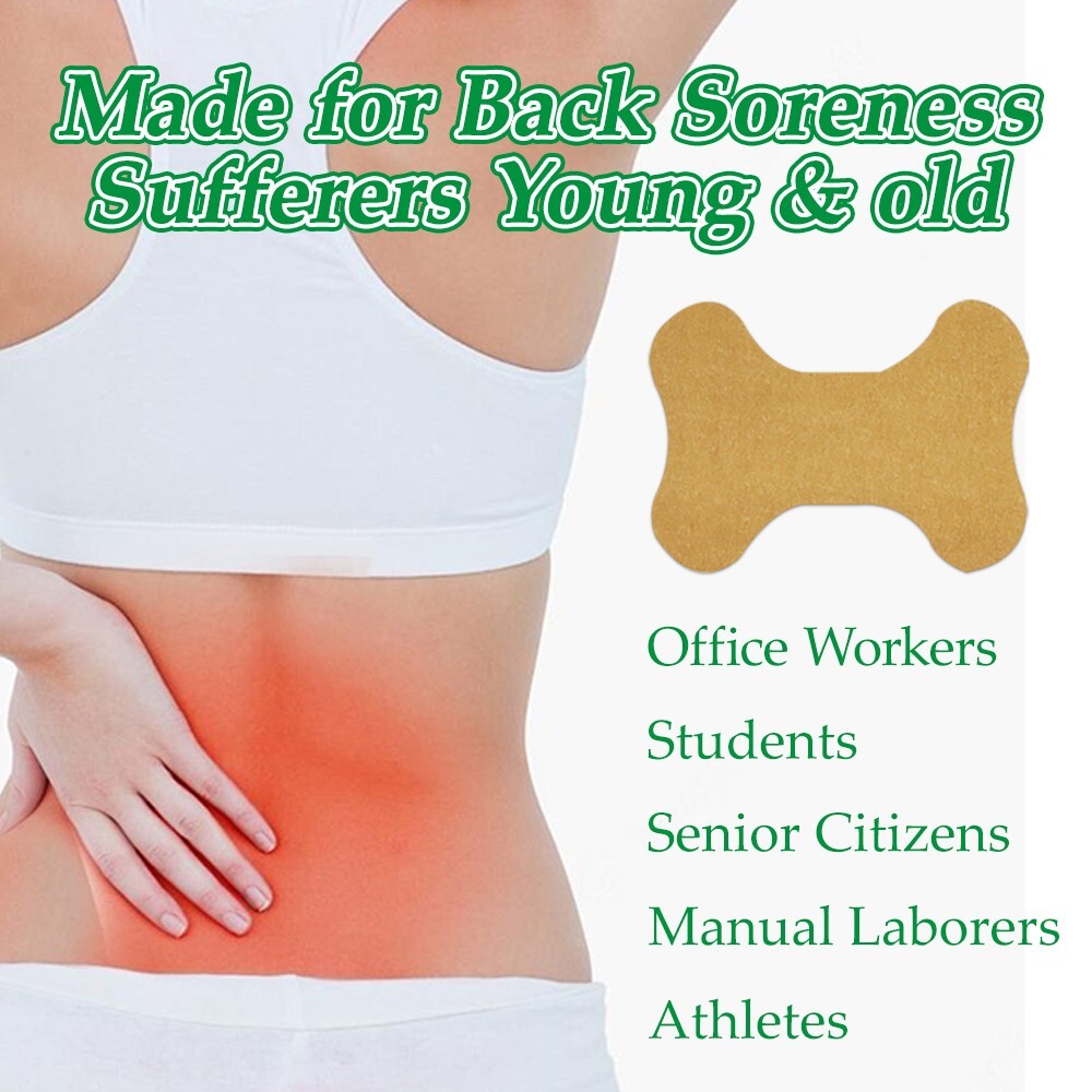 LOWER BACK PAIN RELIEF? HERBAL LUMBAR SPINE WAIST PATCH 1-50pc Targeted Soothing