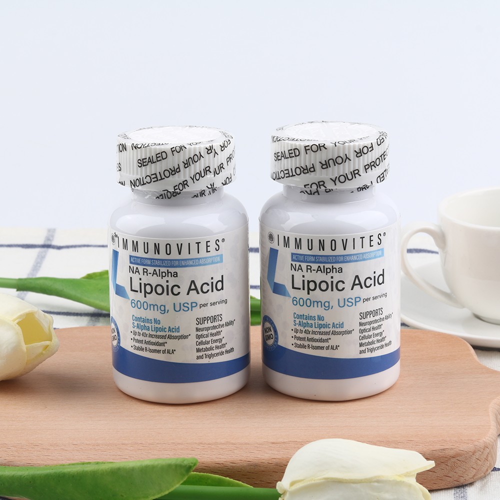 IMMUNOVITES Stabilized R-Alpha Lipoic Acid ((True)) 600mg per Serving , US