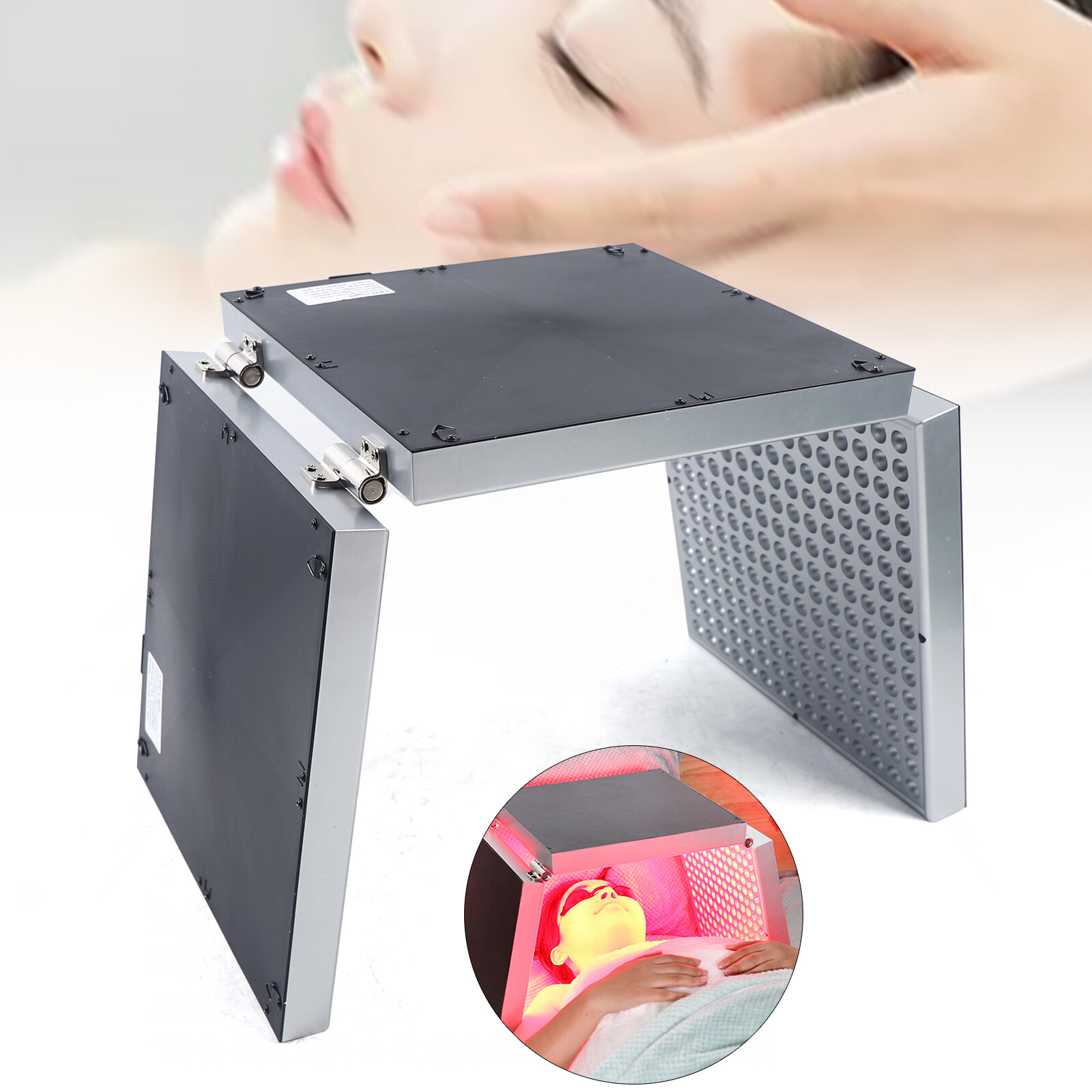 Anti Wrinkle Therapy Device Foldable Face Full Body LED Red Infrared Light Panel