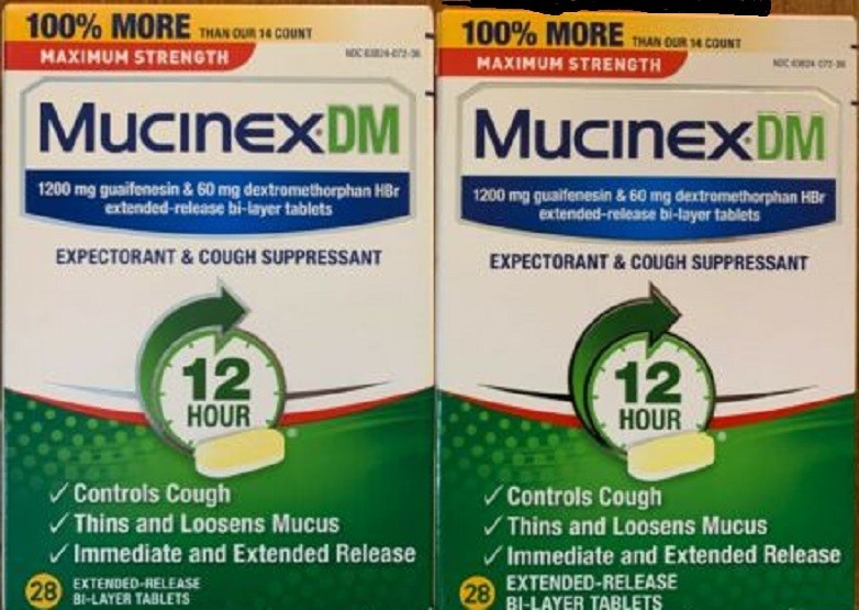 (2)Mucinex DM 12HR Max Strength Cough & Expect 56 total tabsEXP: 10/2027