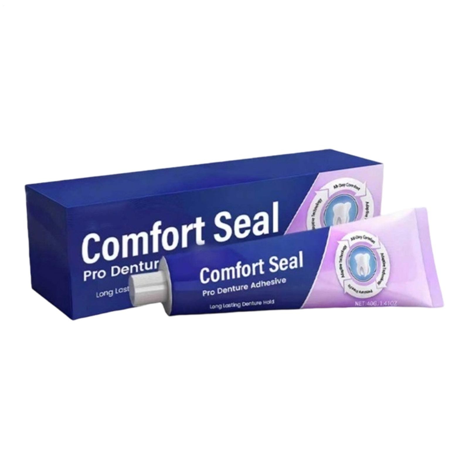 40g Comfort Seal Pro Denture Adhesive Strong Bonding Repair Glue