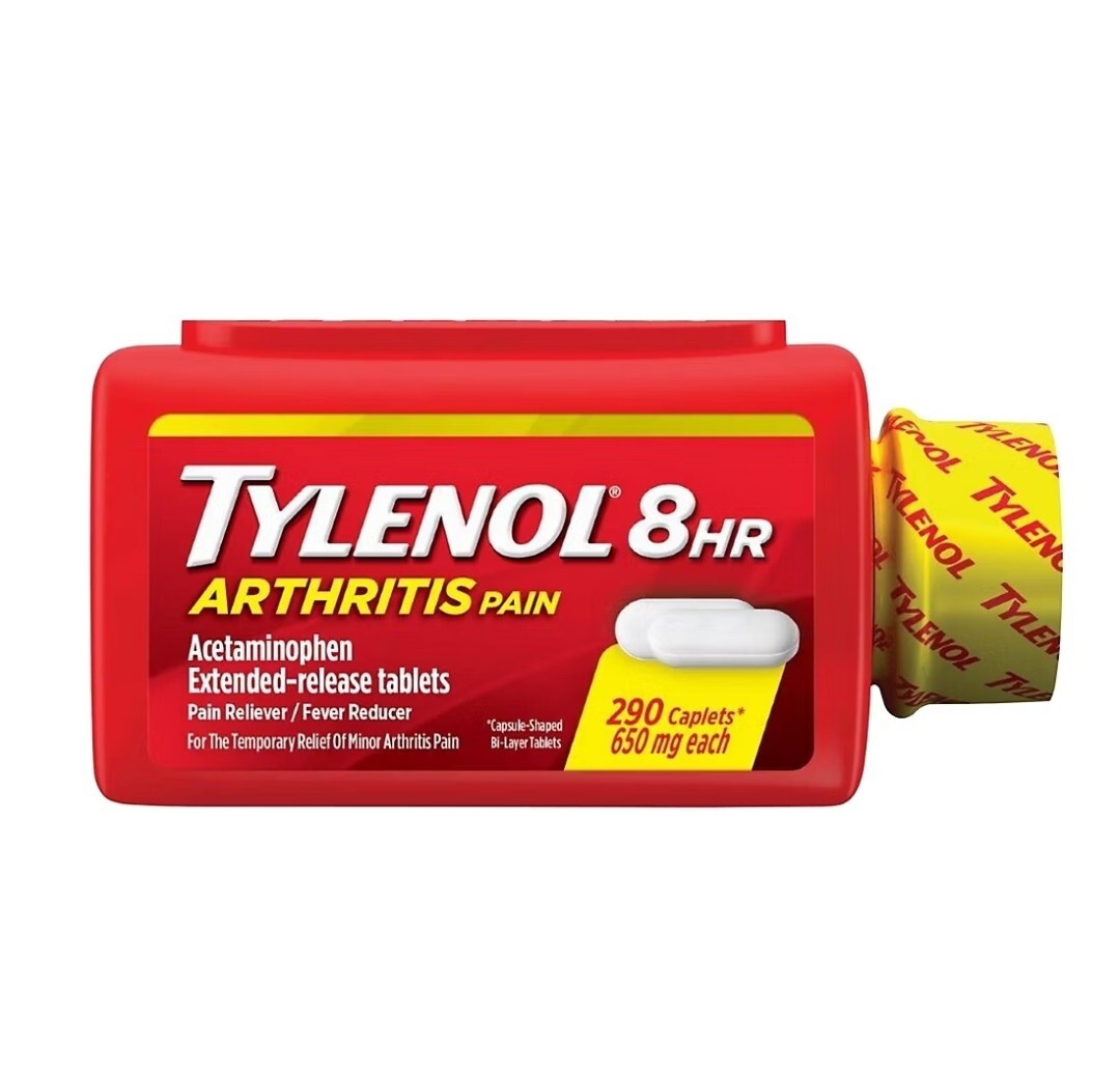 Tylenol Arthritis Acetaminophen 650mg 8 Hour Extended Release 290 Caplets 10/27