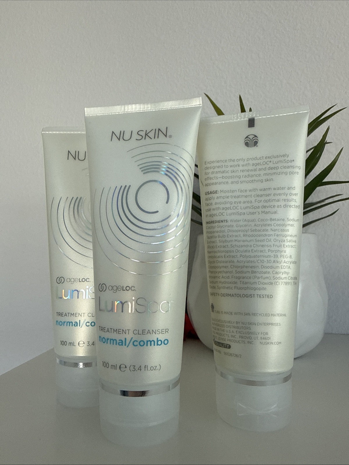 Nu Skin Nuskin AgeLoc LumiSpa Activating cleanser Normal/Combo 3.4 Fl Oz.