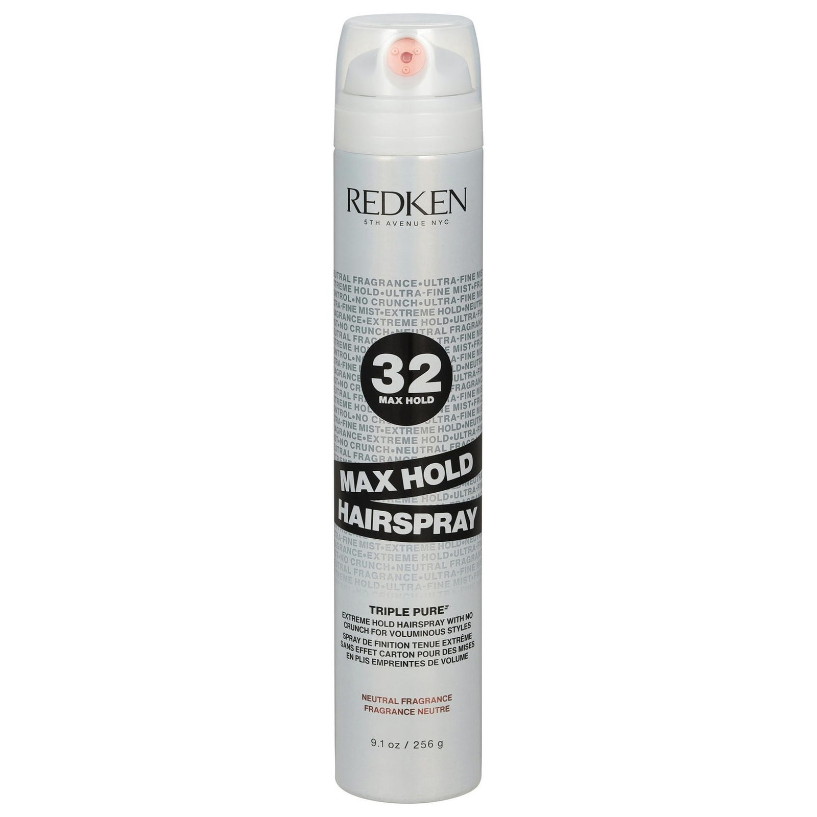 Redken Max Hold 32 Hairspray Triple Pure Extreme Hold 9.1 oz