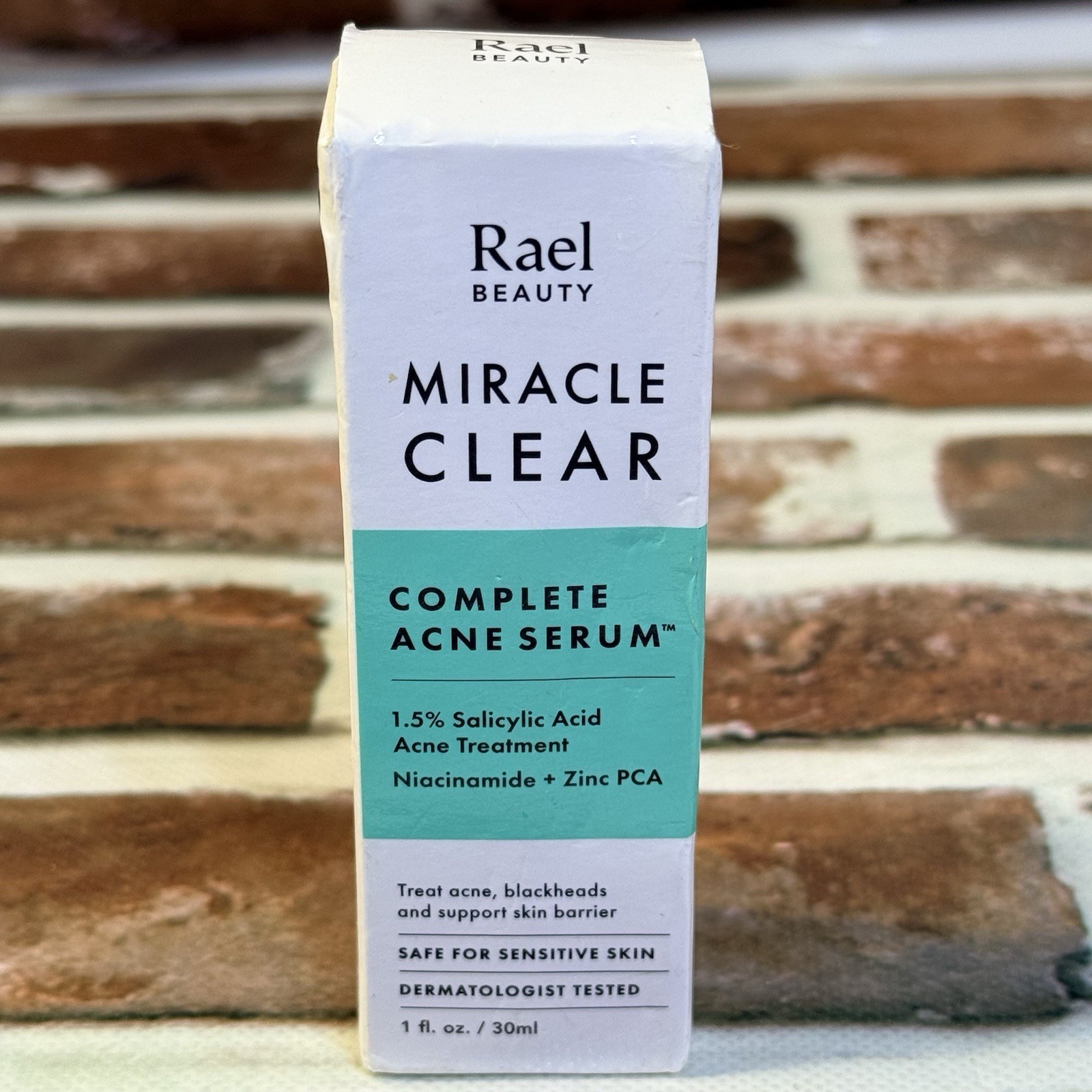 Rael Beauty Miracle Clear Complete Acne Serum Exp. 10/2026, 1 fl.oz. /30ml. BNIB