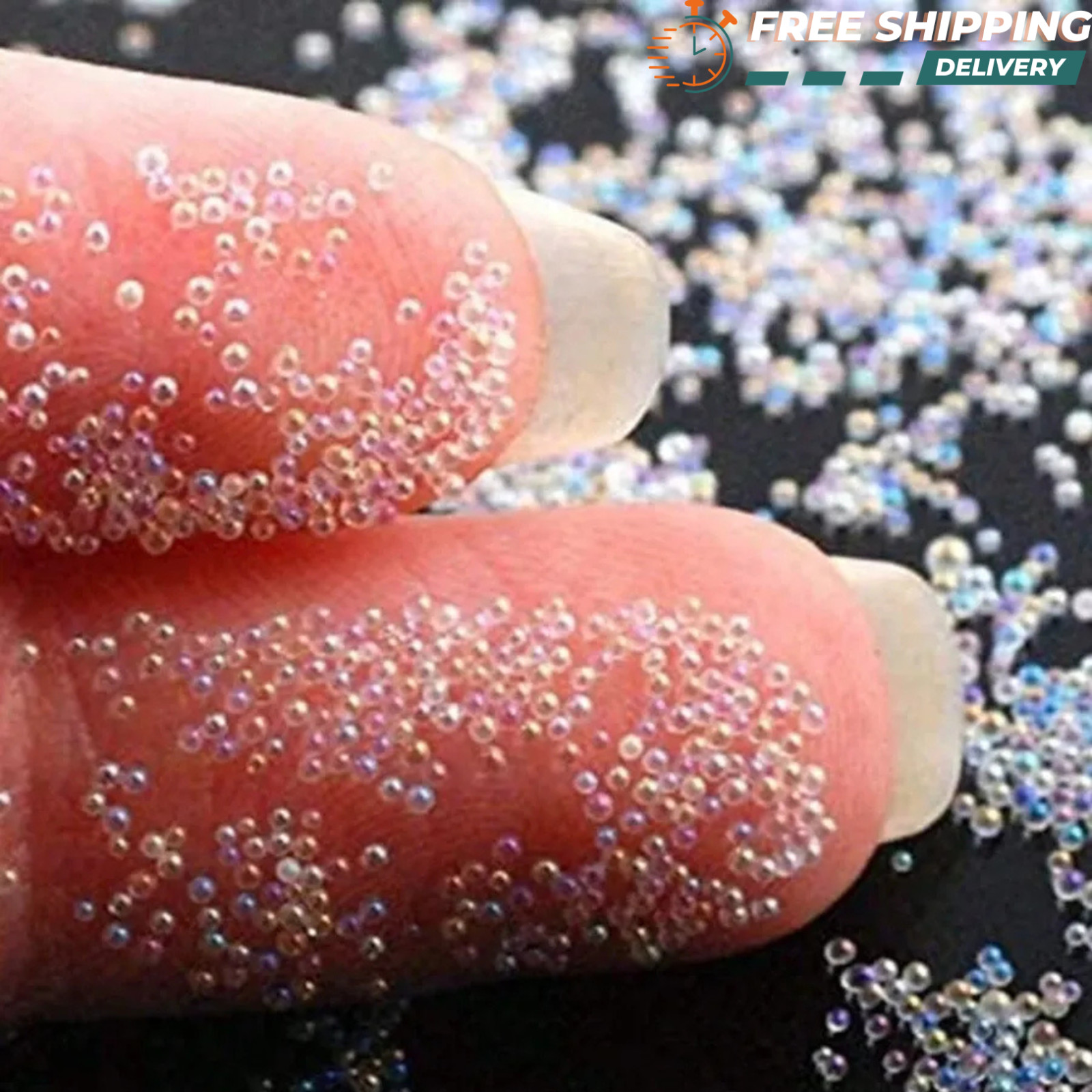5000pcs Nail Caviar Beads For 3D Nail Art Mini Nail Ball Beads Nail Studs Charms
