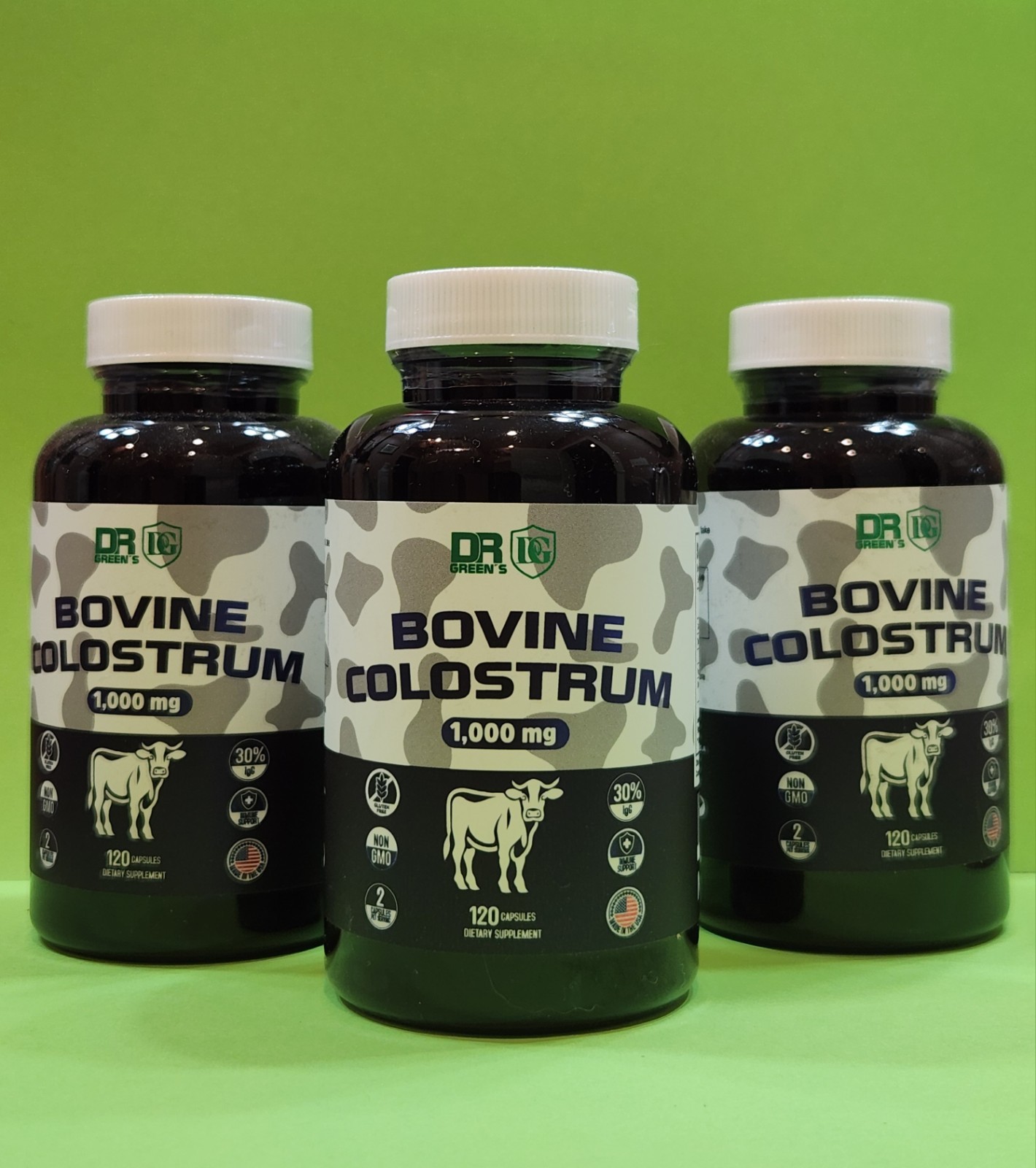 COLOSTRUM BOVINE 1000 mg- Immune System Support Gut Health 240 Caps made USA