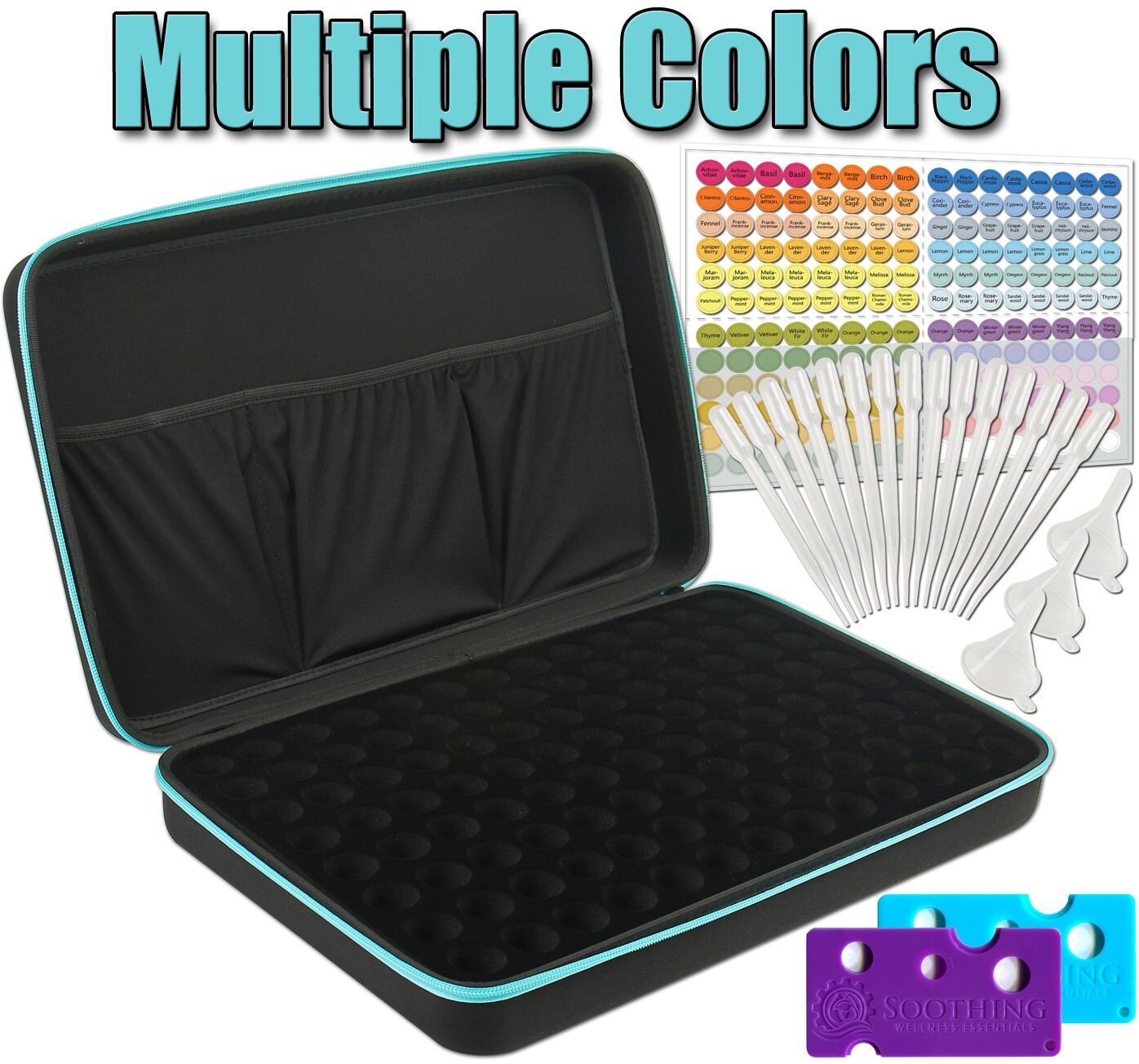 104 Bottle Essential Oils Carrying Case for 5ml 10ml and 15ml Bottles YOU CHOOSE