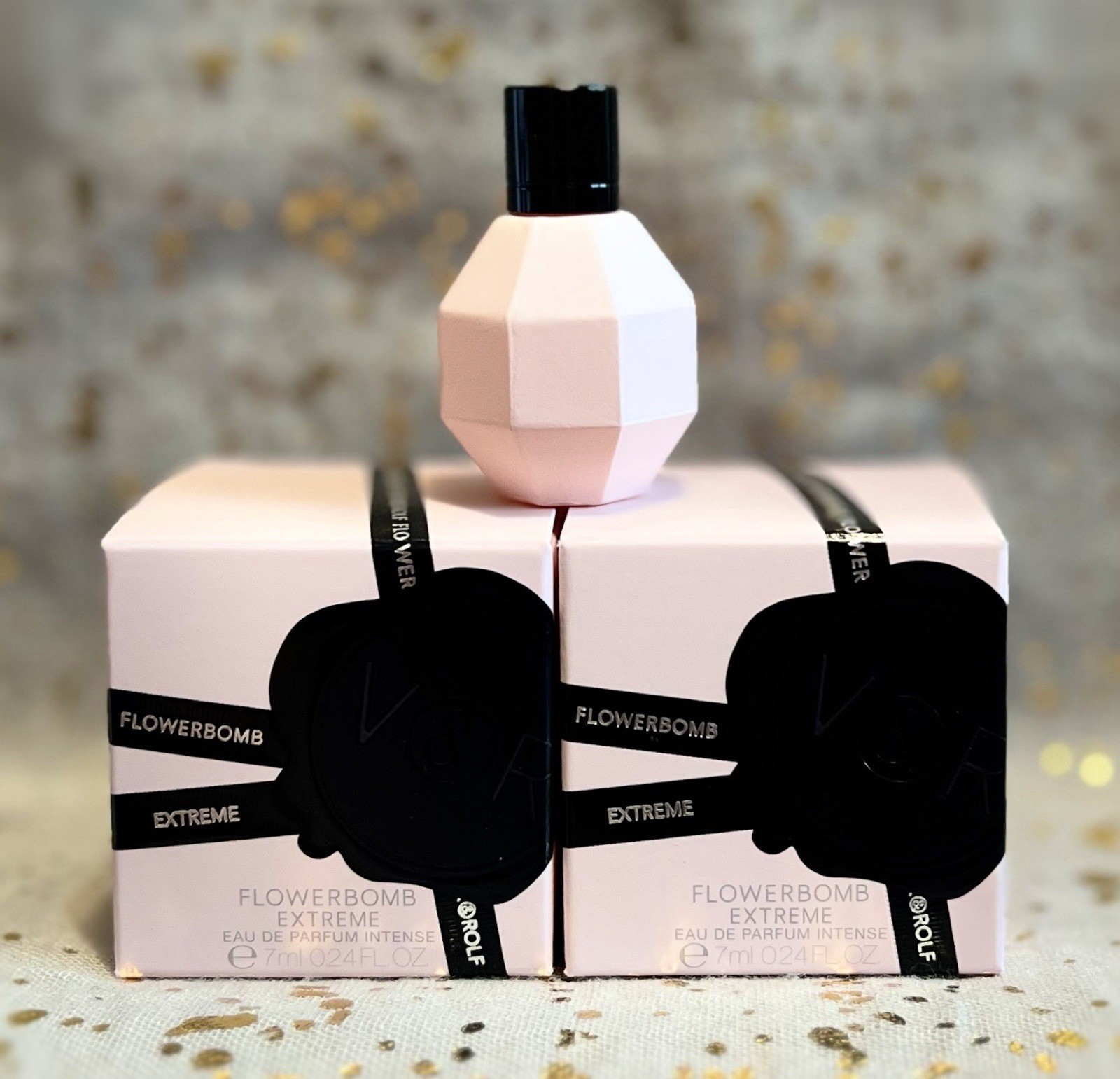 2x~VIKTOR & ROLF~Flowerbomb Extreme~Eau de Parfum~7ml / 0.24 fl oz ea~Minis~NIB~