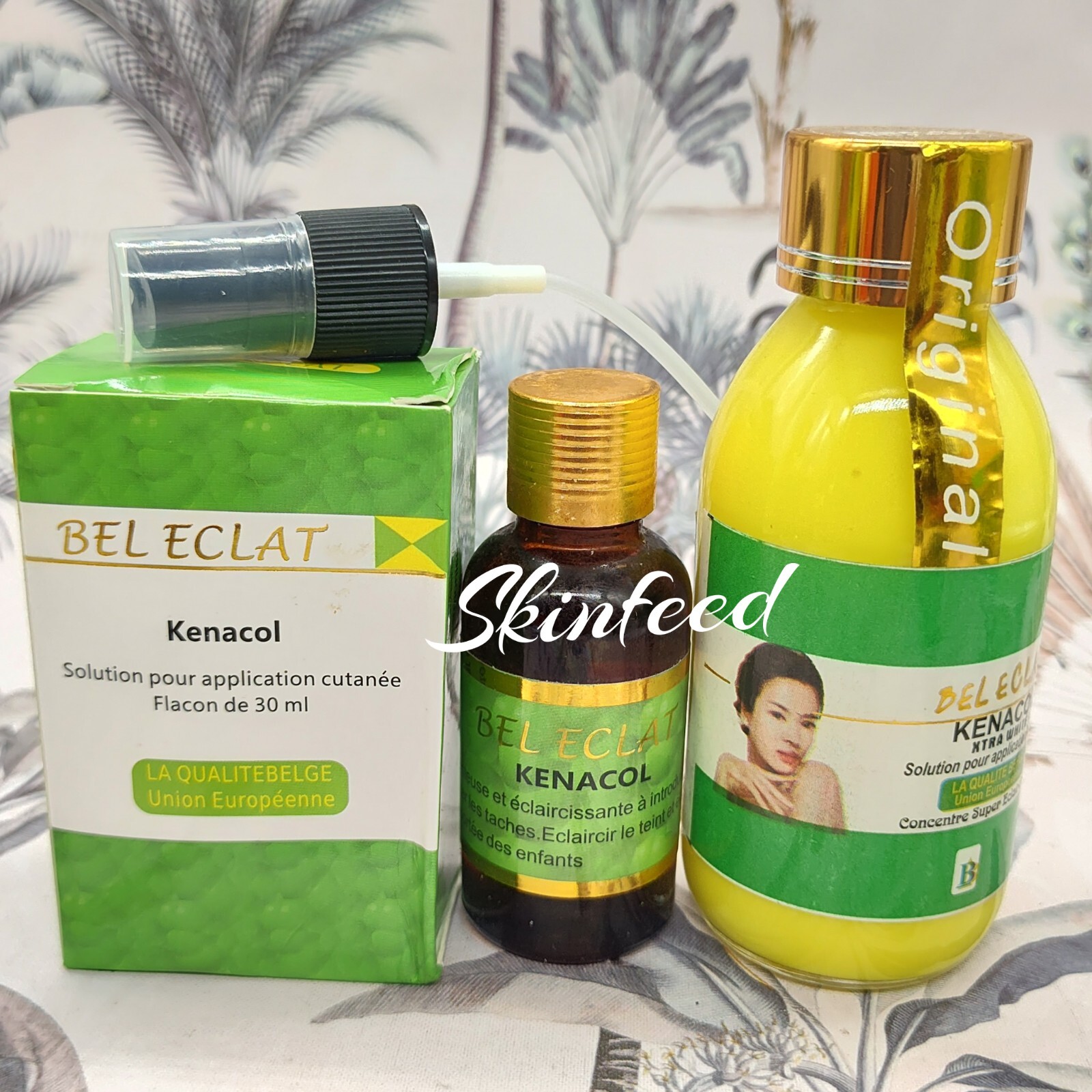 Duo Bel Eclat Kenacol Skin Care Solution Oil & Extra White Serum Oil ?Effective