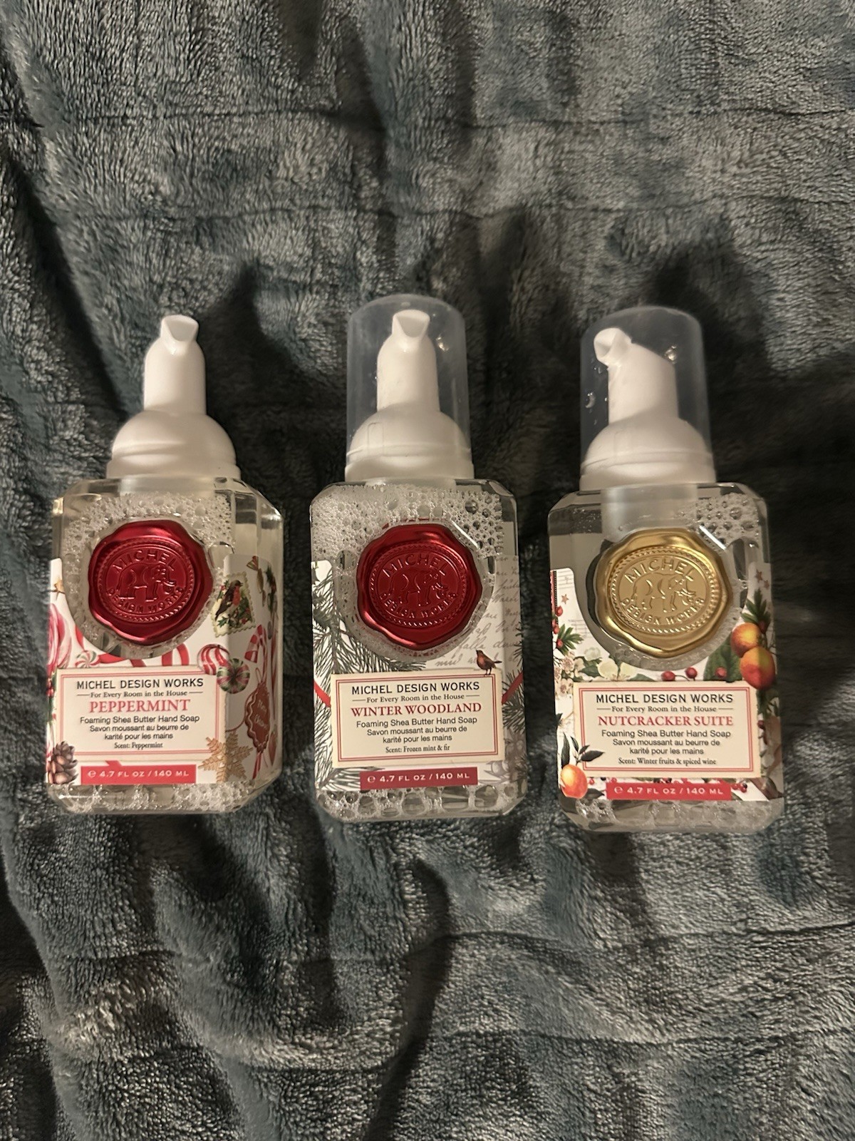 Michel Design Works Mini Foaming Shea Butter Hand Soap set of 3 (4.7 fl oz each)