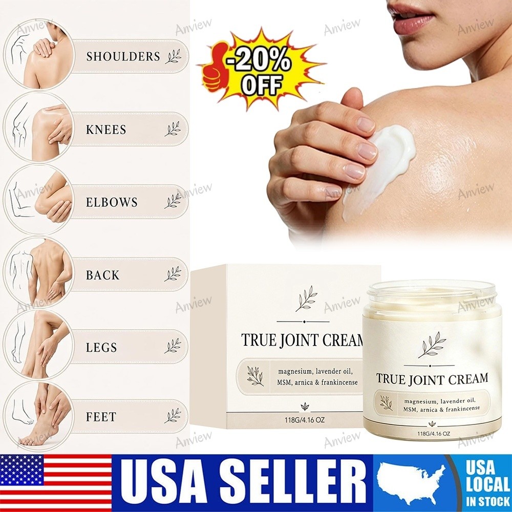 1Pack Organics True Joint Cream, Moisturizing Massage Cream for Body Joints HOT