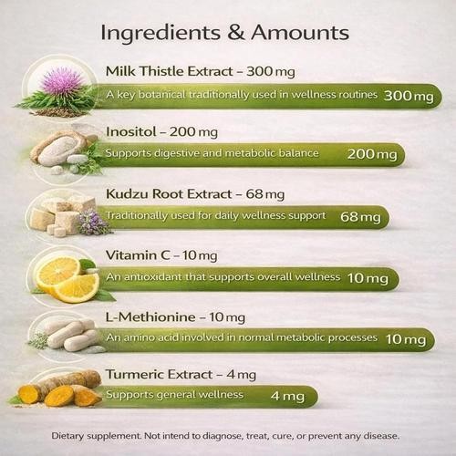 Uvora Milk Thistle Detox, Herbal Premium Supplement With Milk Thistle Extrac…