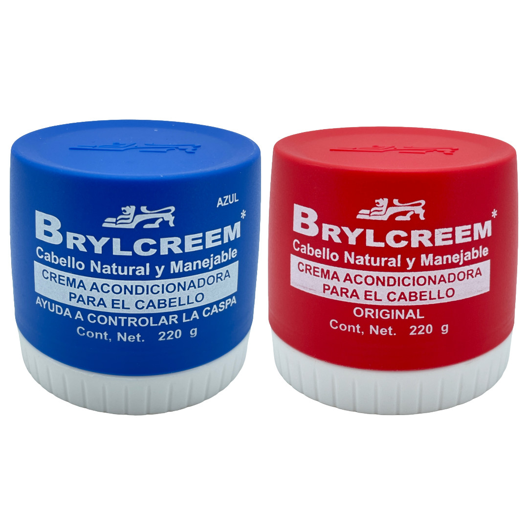 BRYLCREEM Hair Cream Set of 2 Original Azul 220g Each Dandruff Control Exp 02/28
