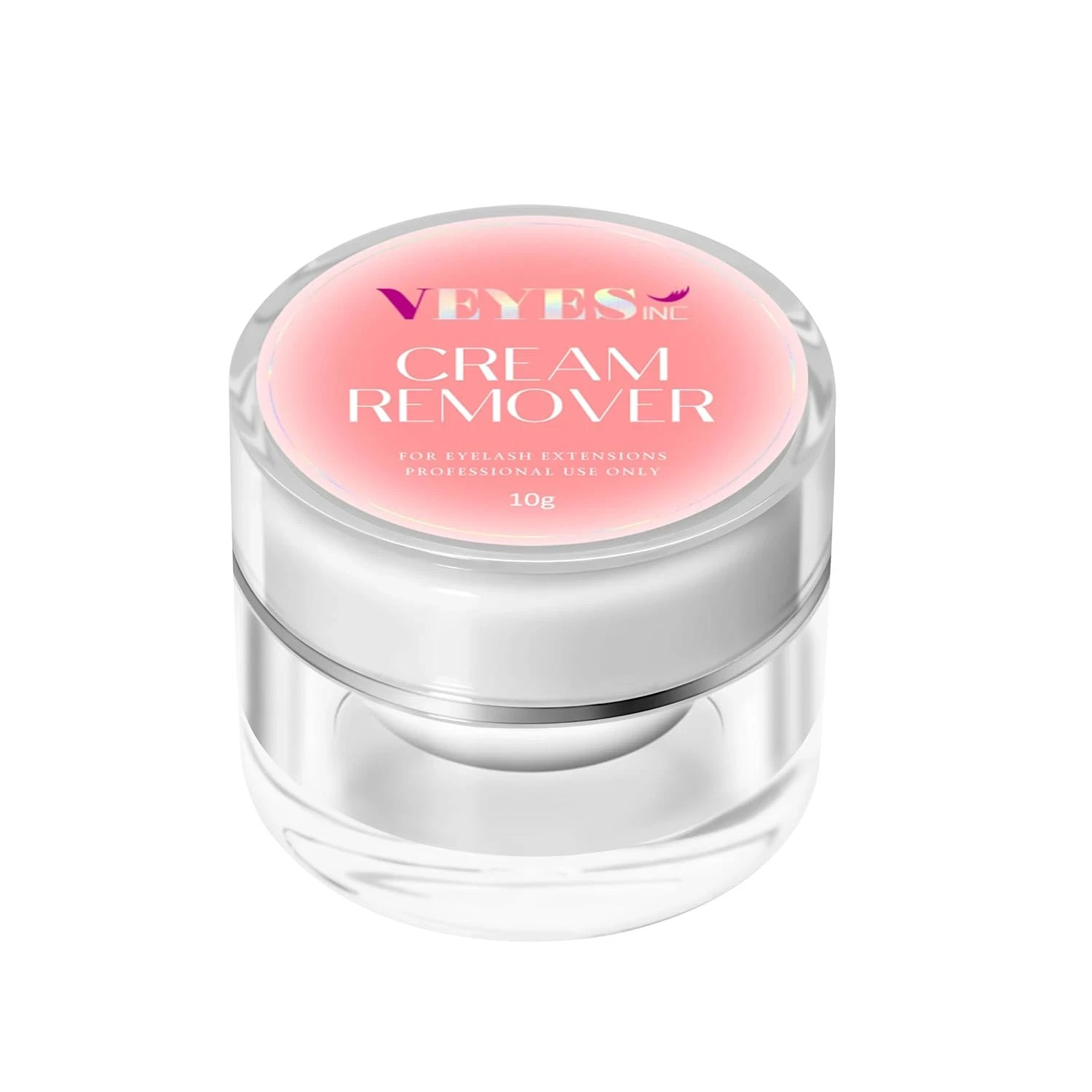 Removedor de pestañas en crema para extensiones de pestañas 10 g de baja irritac