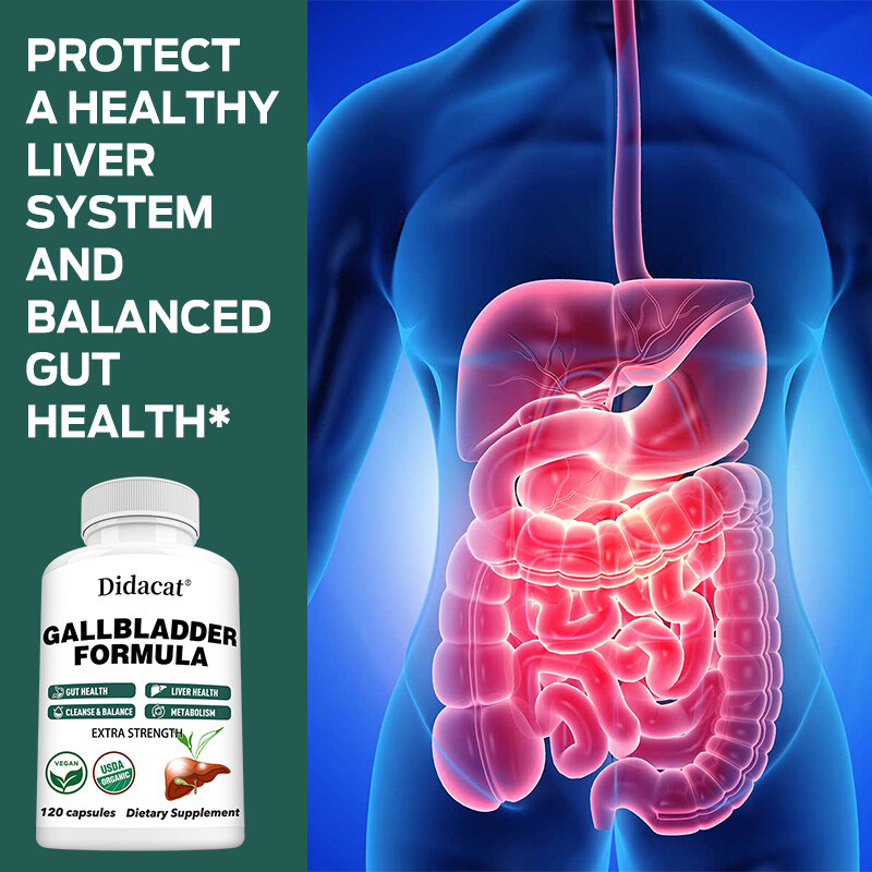 Gallbladder Formula Purified Bile Salts Digestive Enzymes Extra Strength Capsule