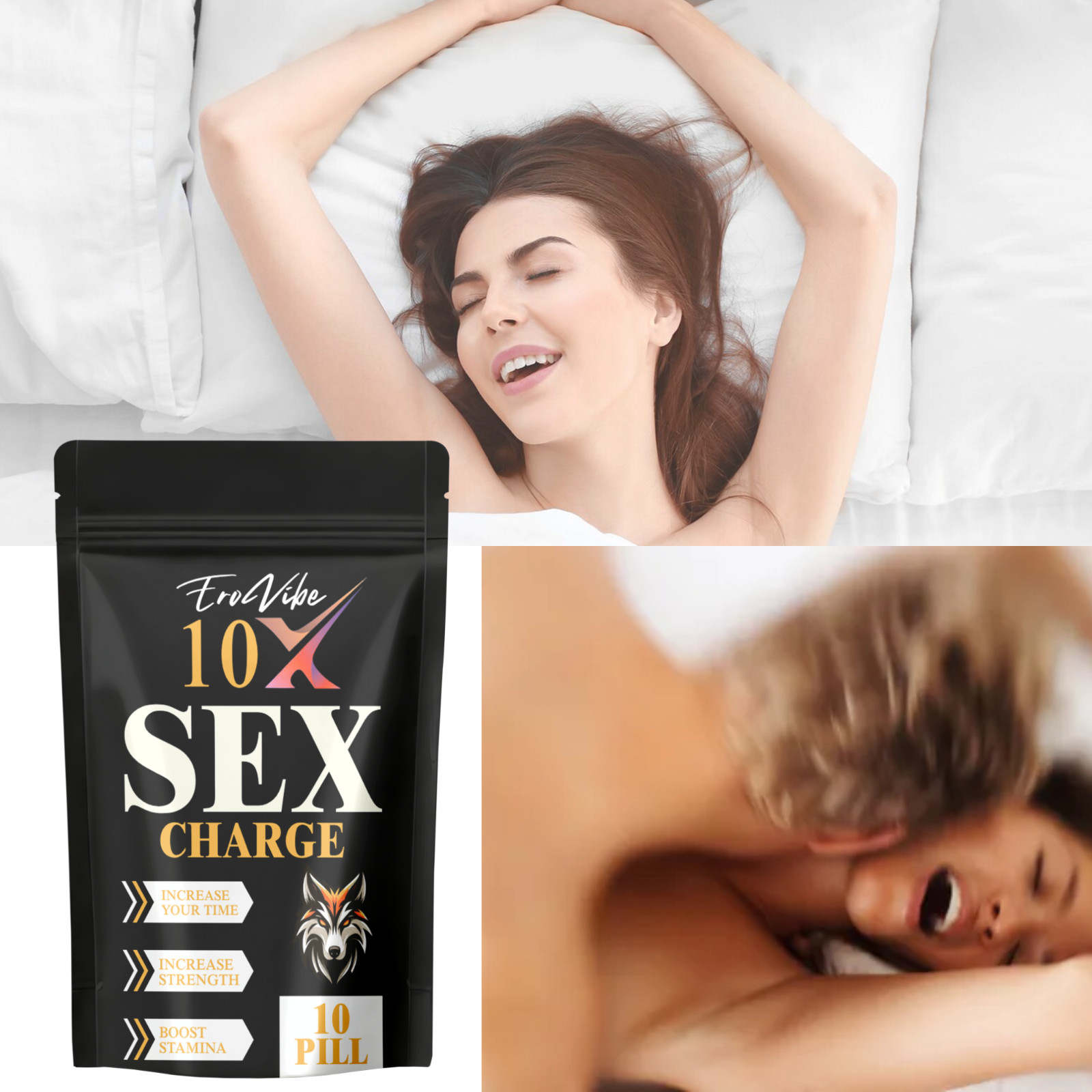NEW . 10 Powerful Capsules . Works In 10 Minutes. 100% Money