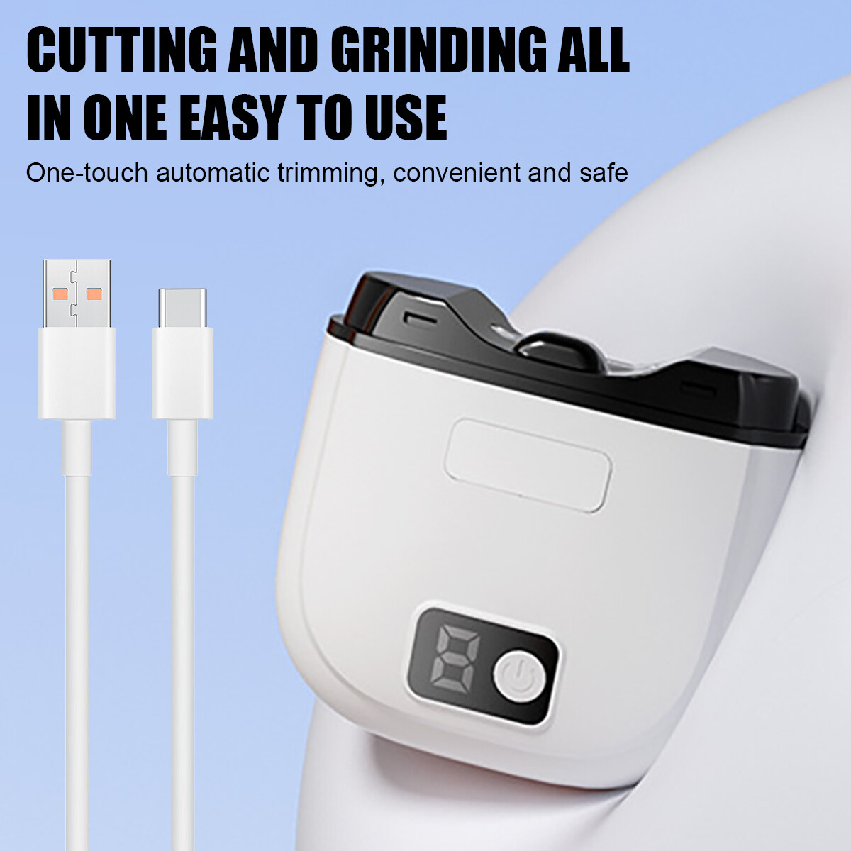 Nail Clipper Toe Thick Nails Professional Cutter Pedicure NEW Electric Automatic