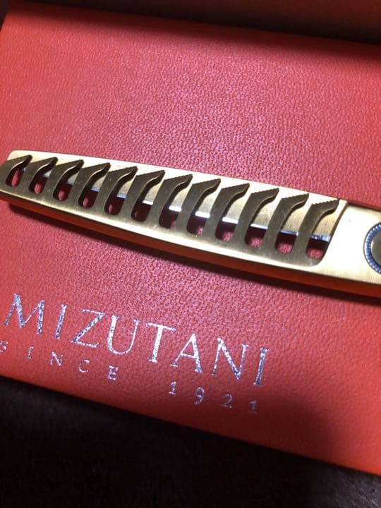 ⁠[MINT] Mizutani Scissors ELEMENT + 230 Matte Gold Thinning Shears 45% Japan