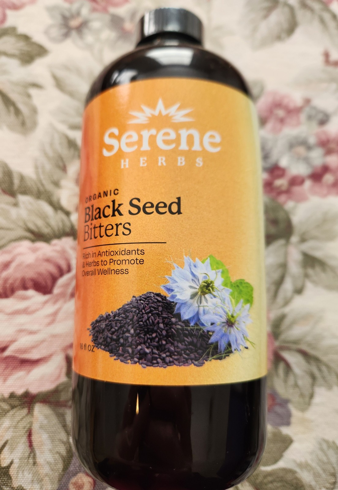 Serene Herbs Premium Black Seed Oil Bitters Liquid ~ 16 Fluid Ounces