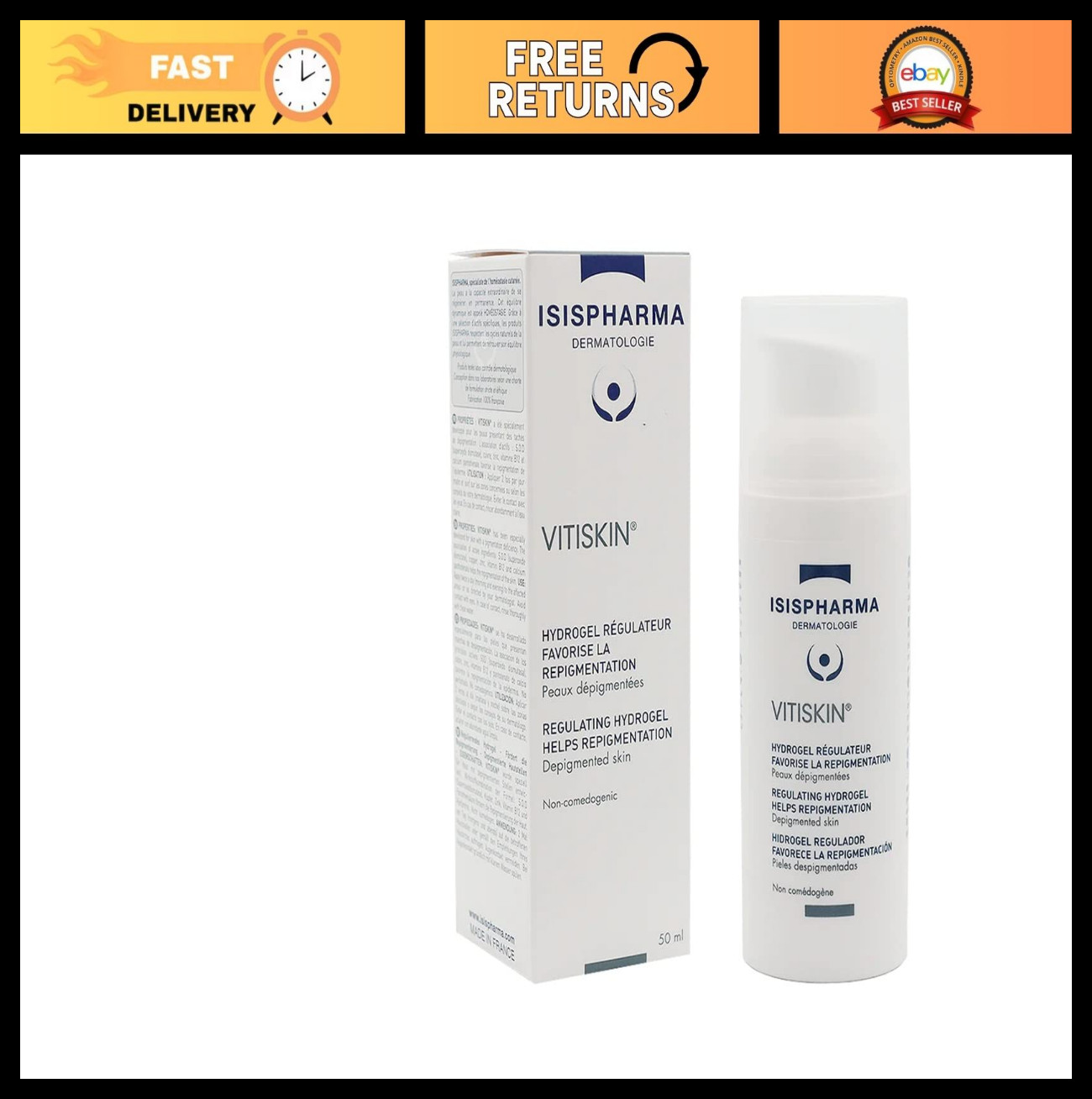 Regulating Depigmentation Hydrogel for Vitiligo Treatment – Skin Care Solution