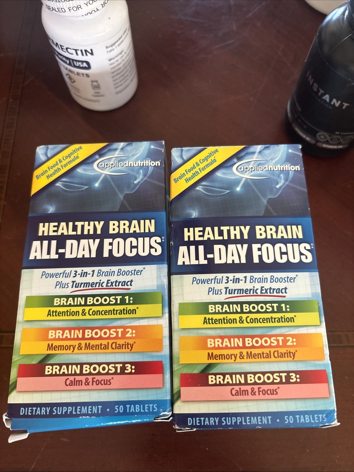 Applied Nutrition Healthy Brain All-Day Focus 50 Tablet Exp. 10/26