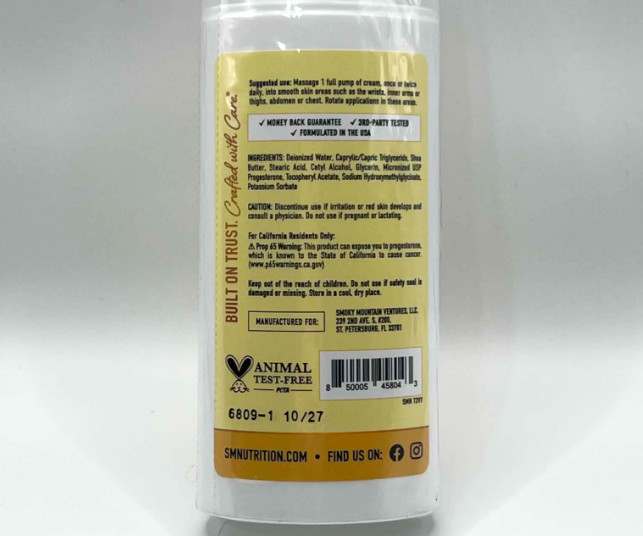Advanced Progesto-Life Balancing Skin Cream Women 4oz SM Nutrition Progesterone