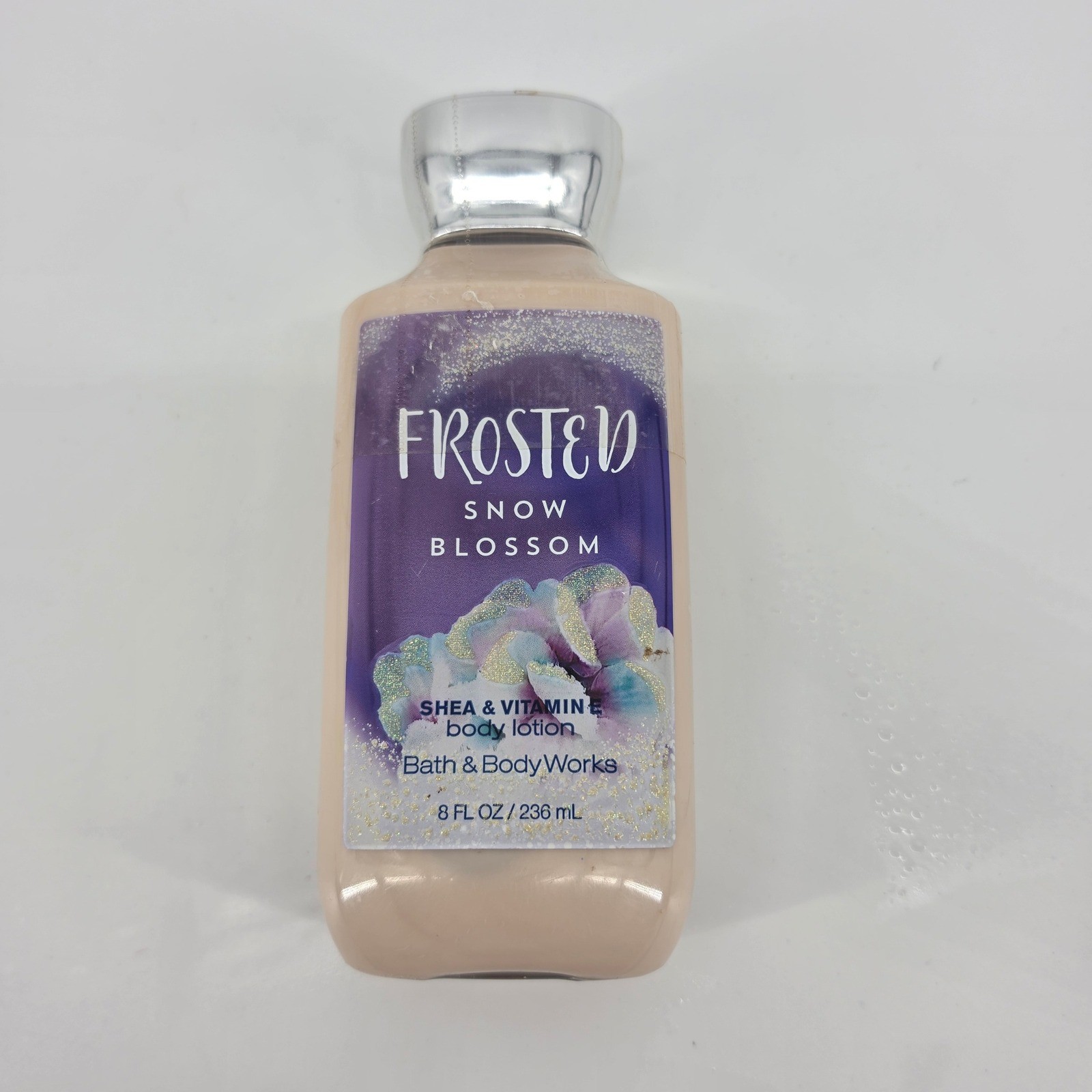 Bath & Body Works Frosted Snow Blossom Shea Vitamin E Body Lotion 8oz New