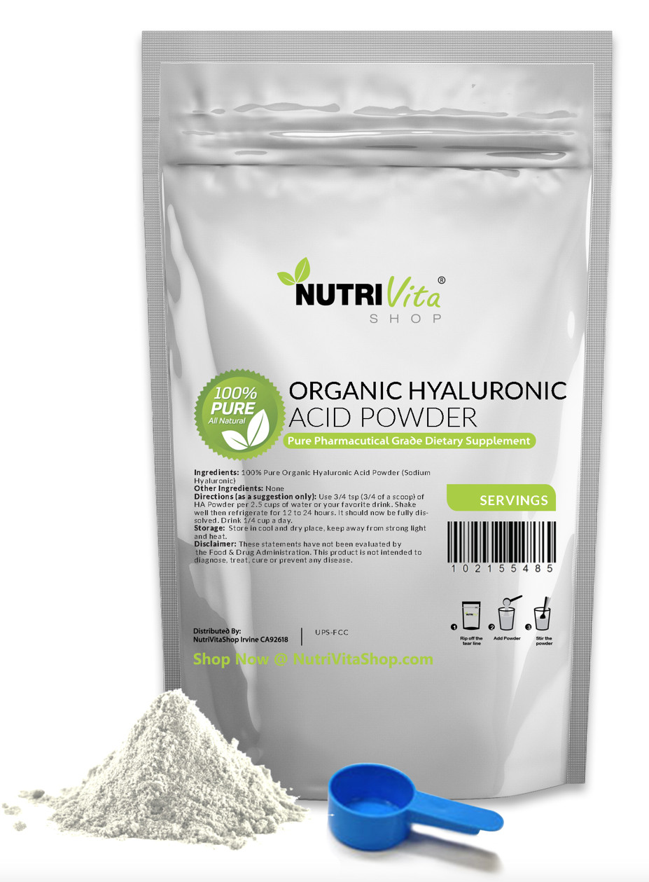 100g (3.52oz) 100% PURE HYALURONIC ACID POWDER (SODIUM HYALURONATE) ANTI-AGING