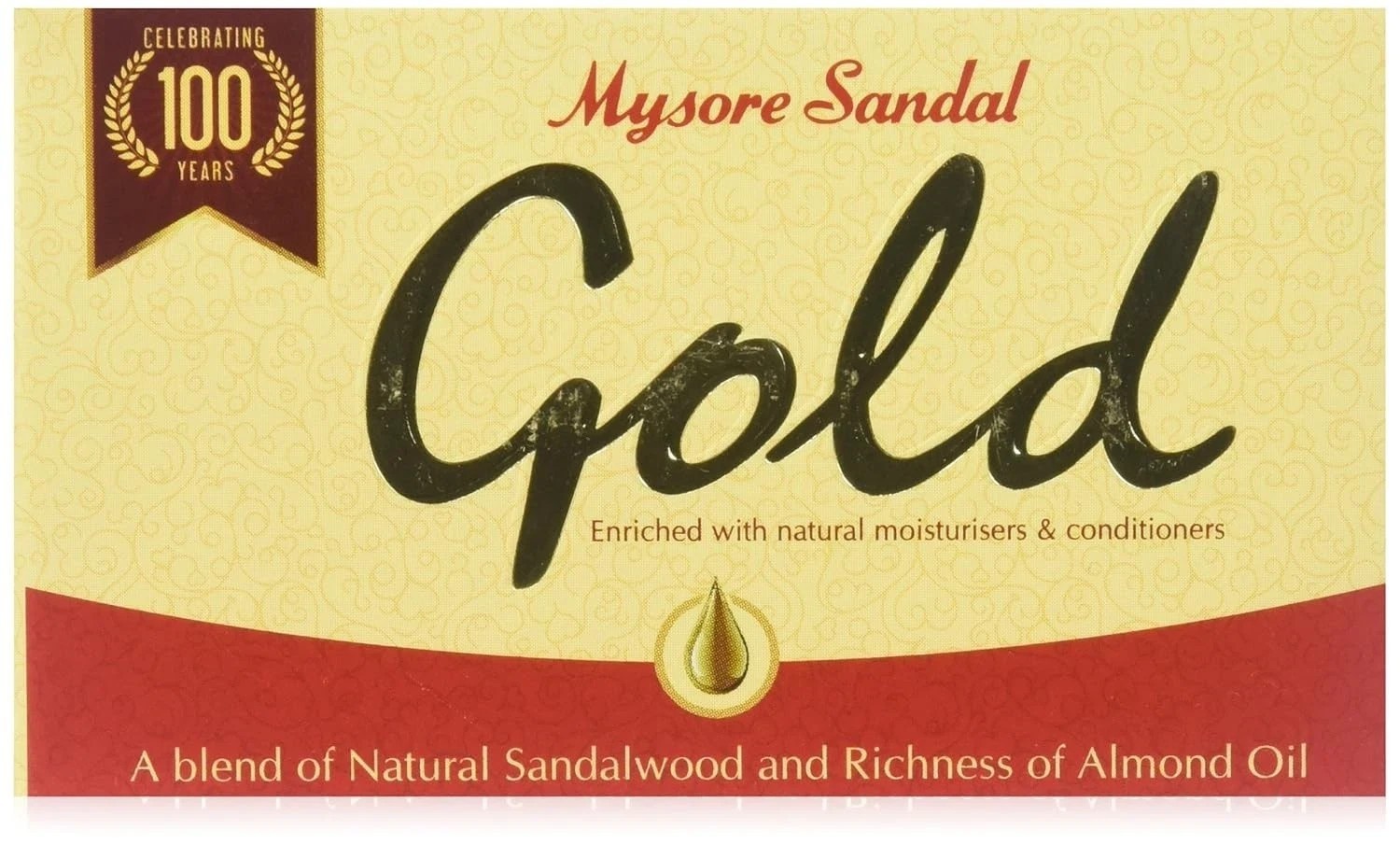 Mysore Sandal Bathing Soap | Gold 125g ( PACK OF 3 )