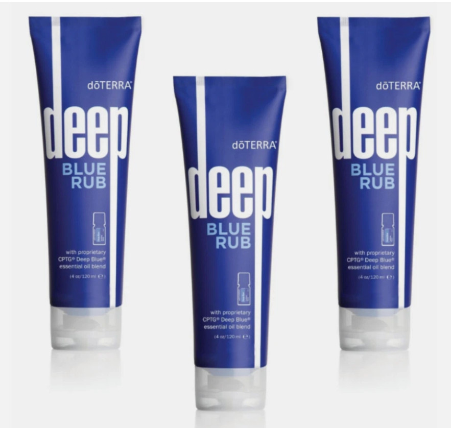 3 PACK DoTERRA Deep Blue doterra Rub Body Cream – 4 oz U.S. Stock EXP:02/2028