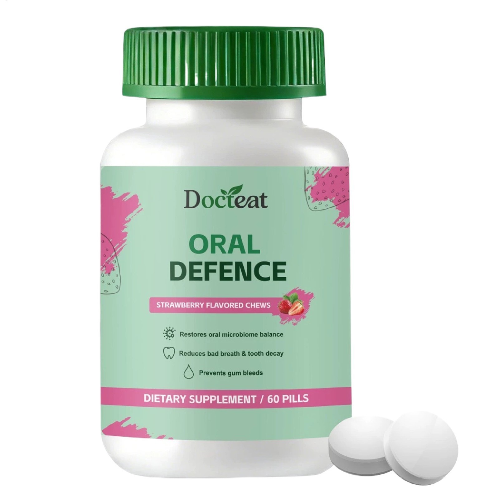 1pack Oral Defence – Oral Probiotics Supplement for Fresh Breath, Teeth US