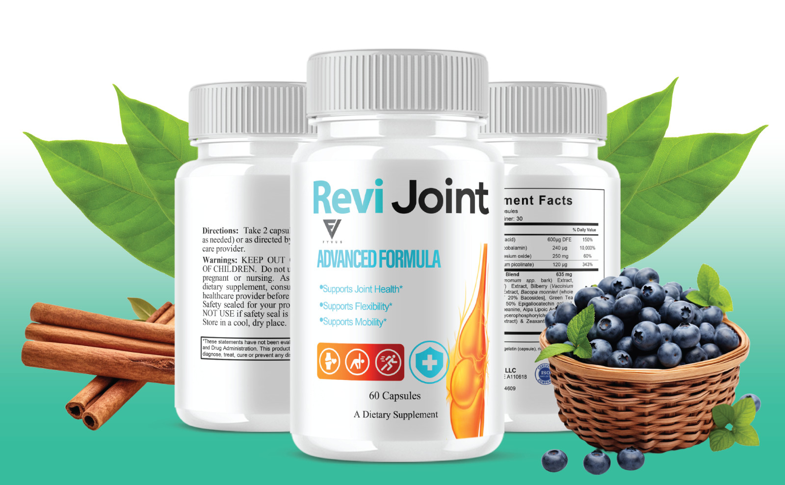 (5 Pack) ReviJoint Premium Joint Support Supplement, Revi Joint (300 Capsules)