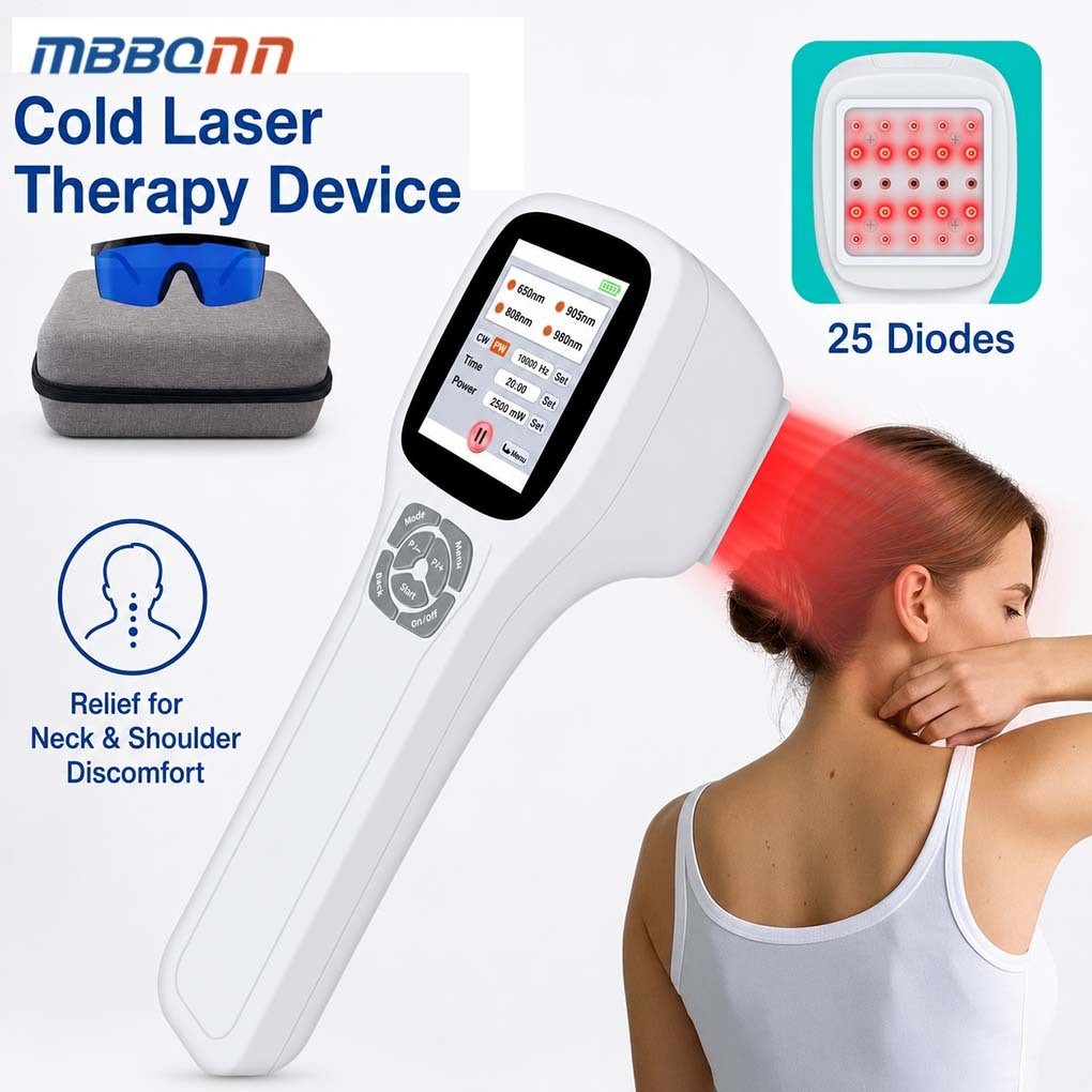 Portable Cold Laser Therapy Device 2500mW for Joint and Back Pain Relief at Home