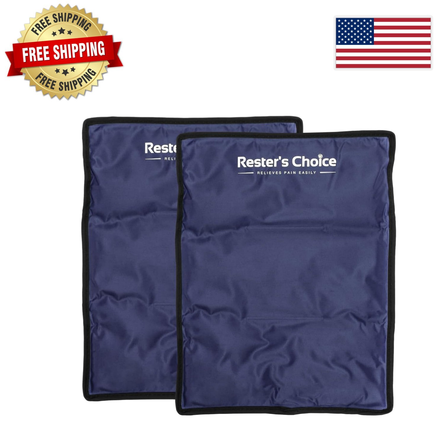 Durable 11″ x 14.5″ Gel Ice Packs for Pain Relief | Reusable Hot & Cold Pack
