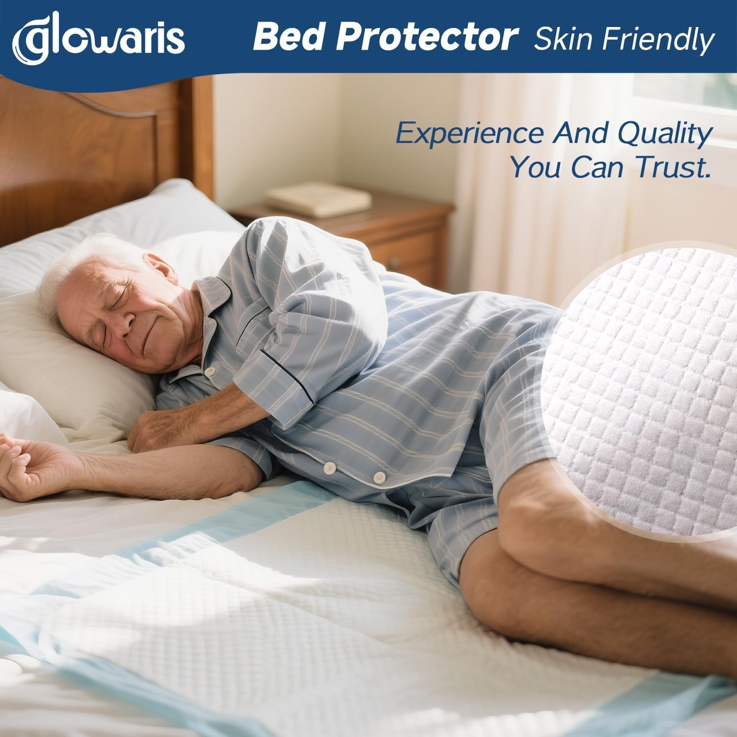 50 Count 30” x 36” XXL Disposable Underpads, Super Absorbent Leakproof Quick …