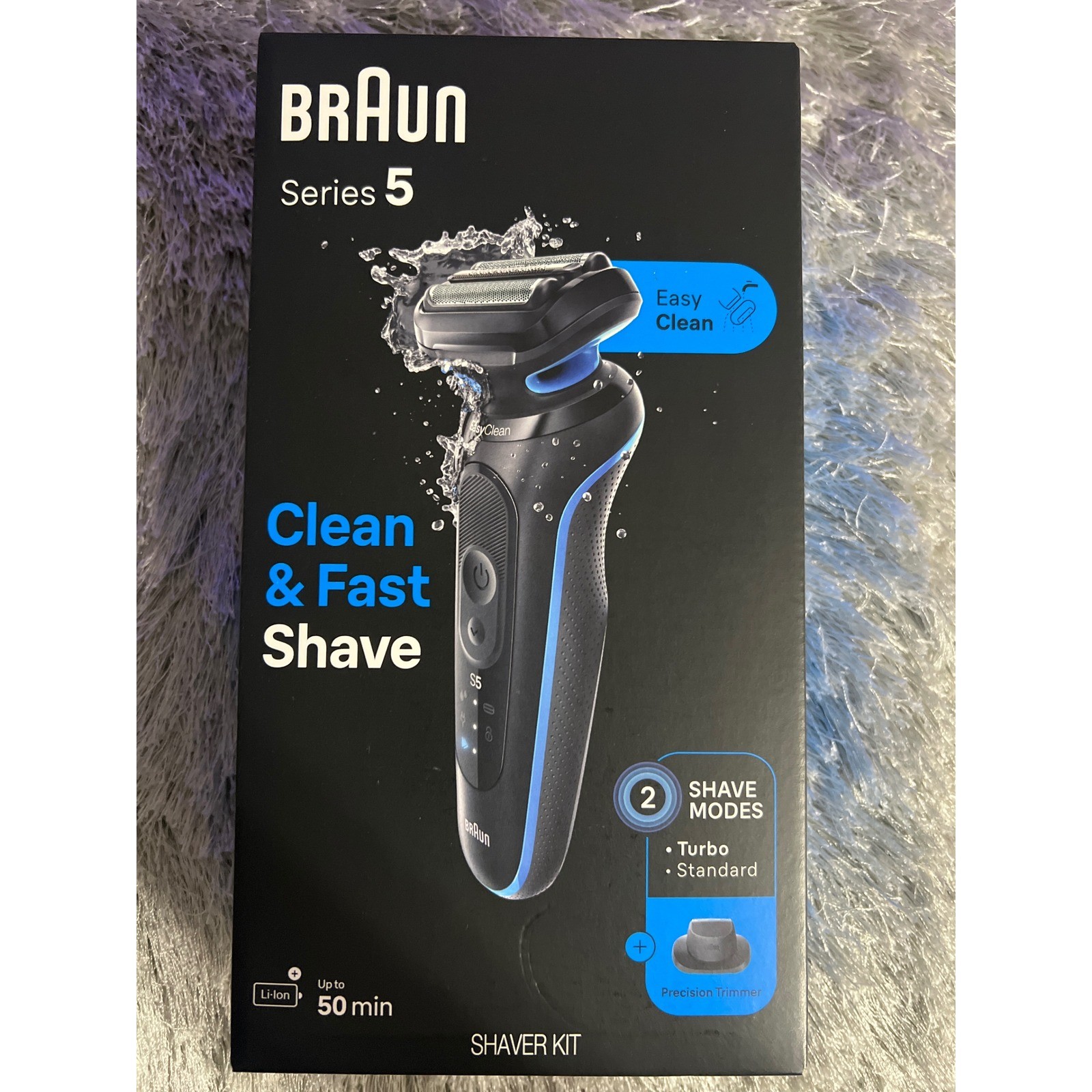 Braun Series 5 5118s Men’s Electric Shaver Kit Clean Fast Shave 50 Min Battery