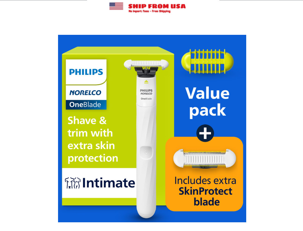 Philips Norelco Oneblade Intimate Pubic Groomer