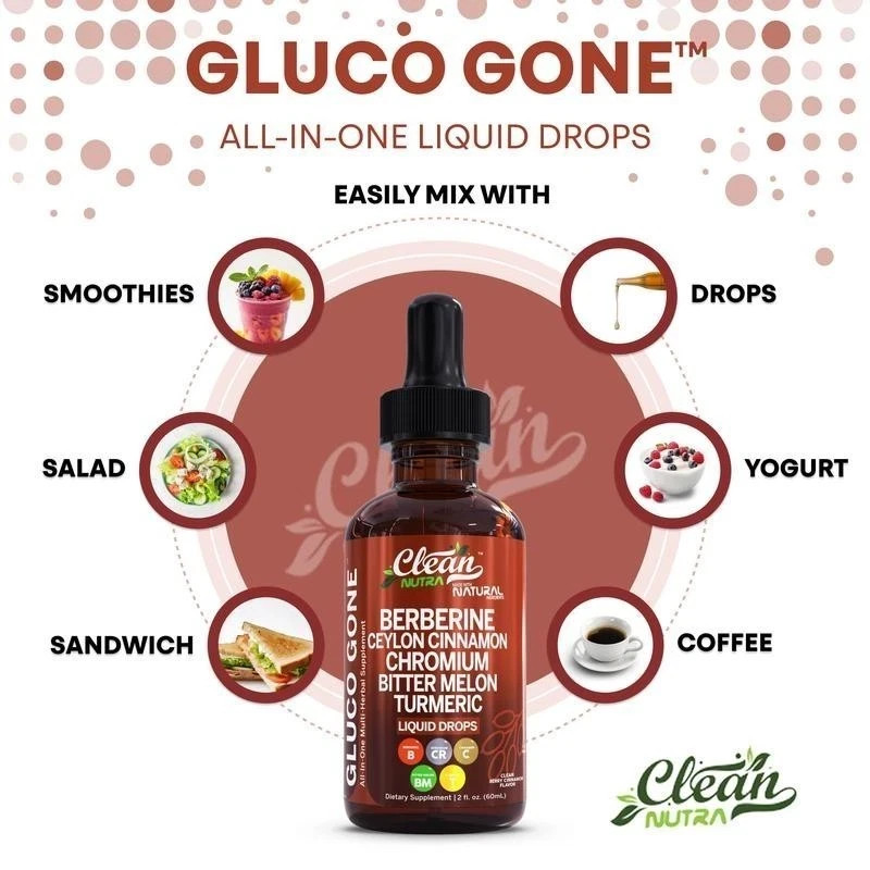 Clean Liquid Berberine with Supplement Ceylon Nutra Cinnamon Drops