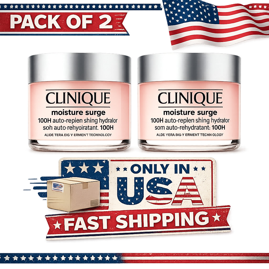 Pack of 2 Clinique Moisture Surge 100H Hydrator 125ml 4.2oz NEW Fast Ship