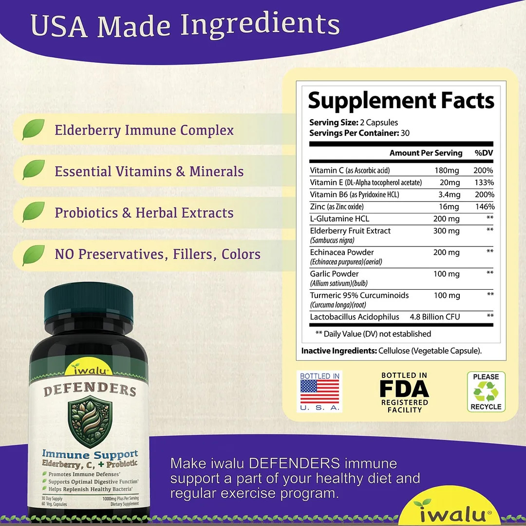 Boost Your Immunity | Healthy Immune System Supplement Capsule FREE SHIP