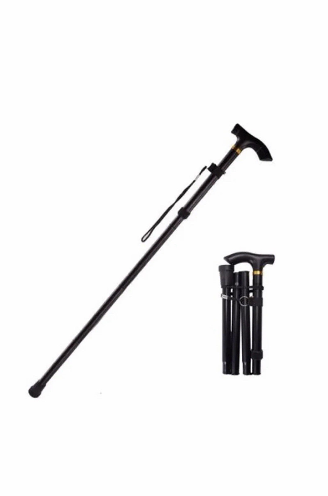 Cane Walking Stick Adjustable Folding walking Aluminum Collapsible Travel Hiking