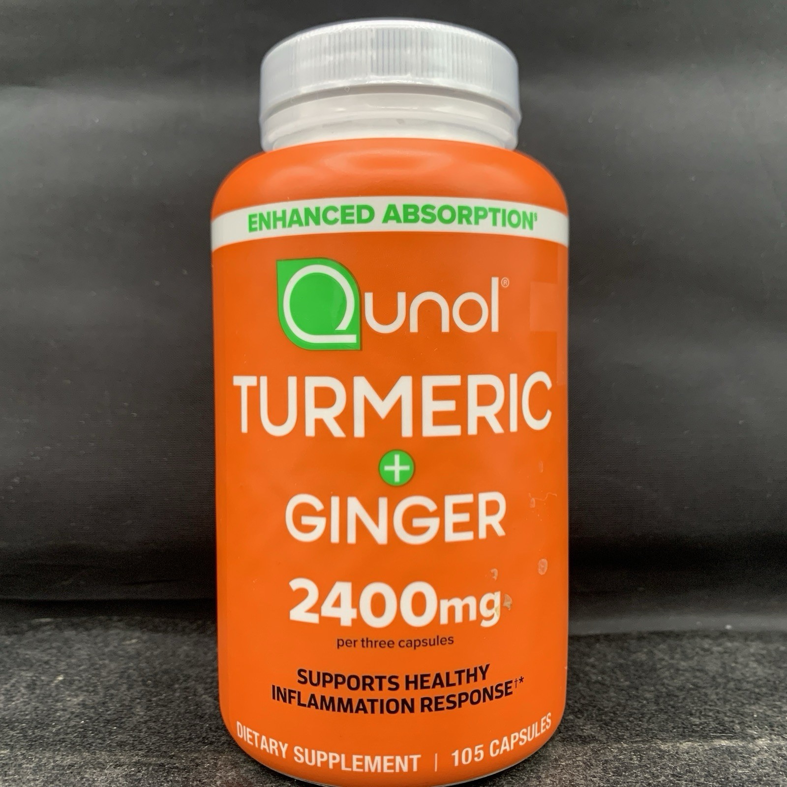 QUNOL – Turmeric with Black Pepper & Ginger 2400mg 105 Count