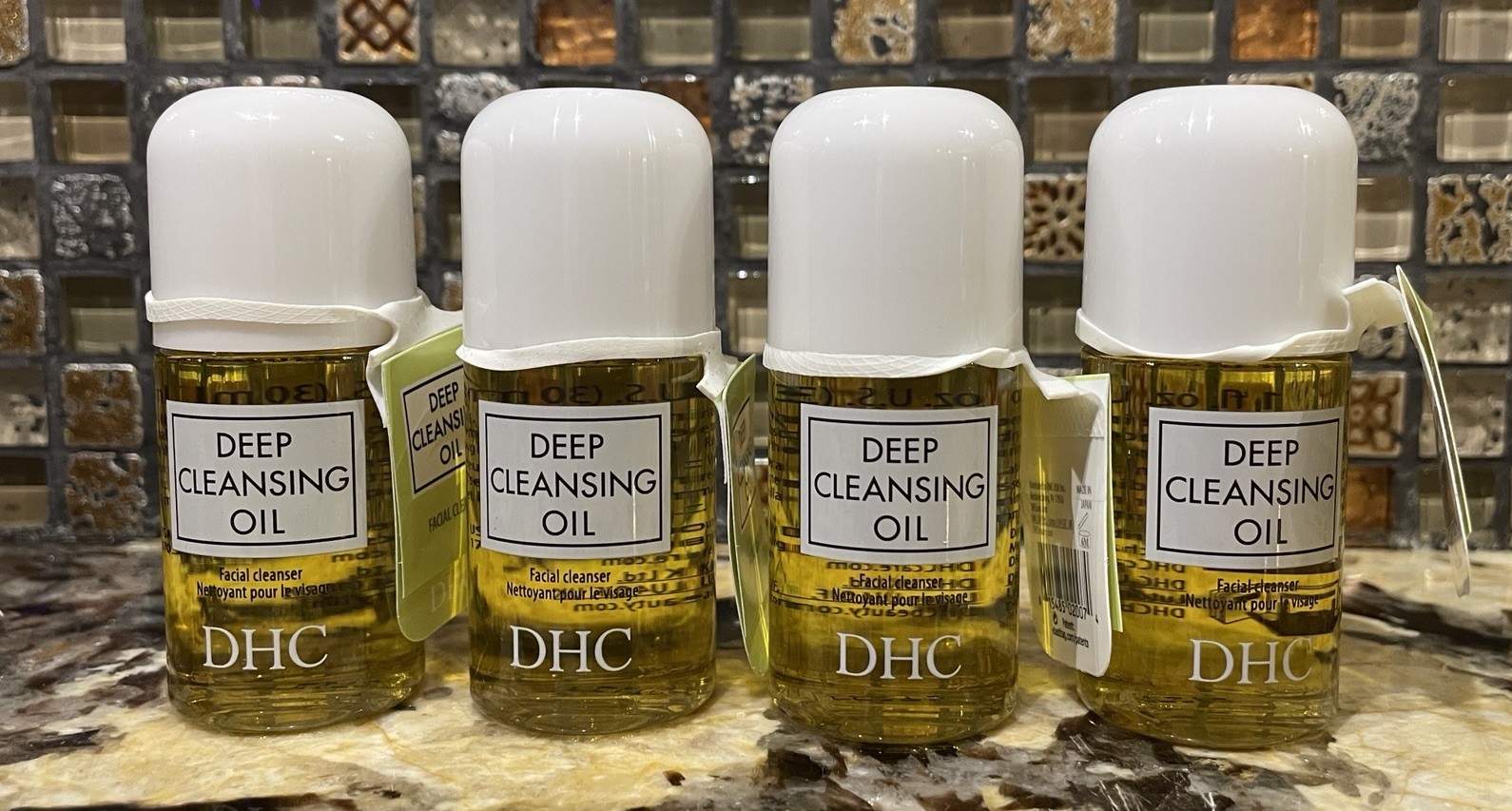 Bundle of 4 DHC Deep Cleansing Oil 1 oz each- 4 oz Total Travel Size