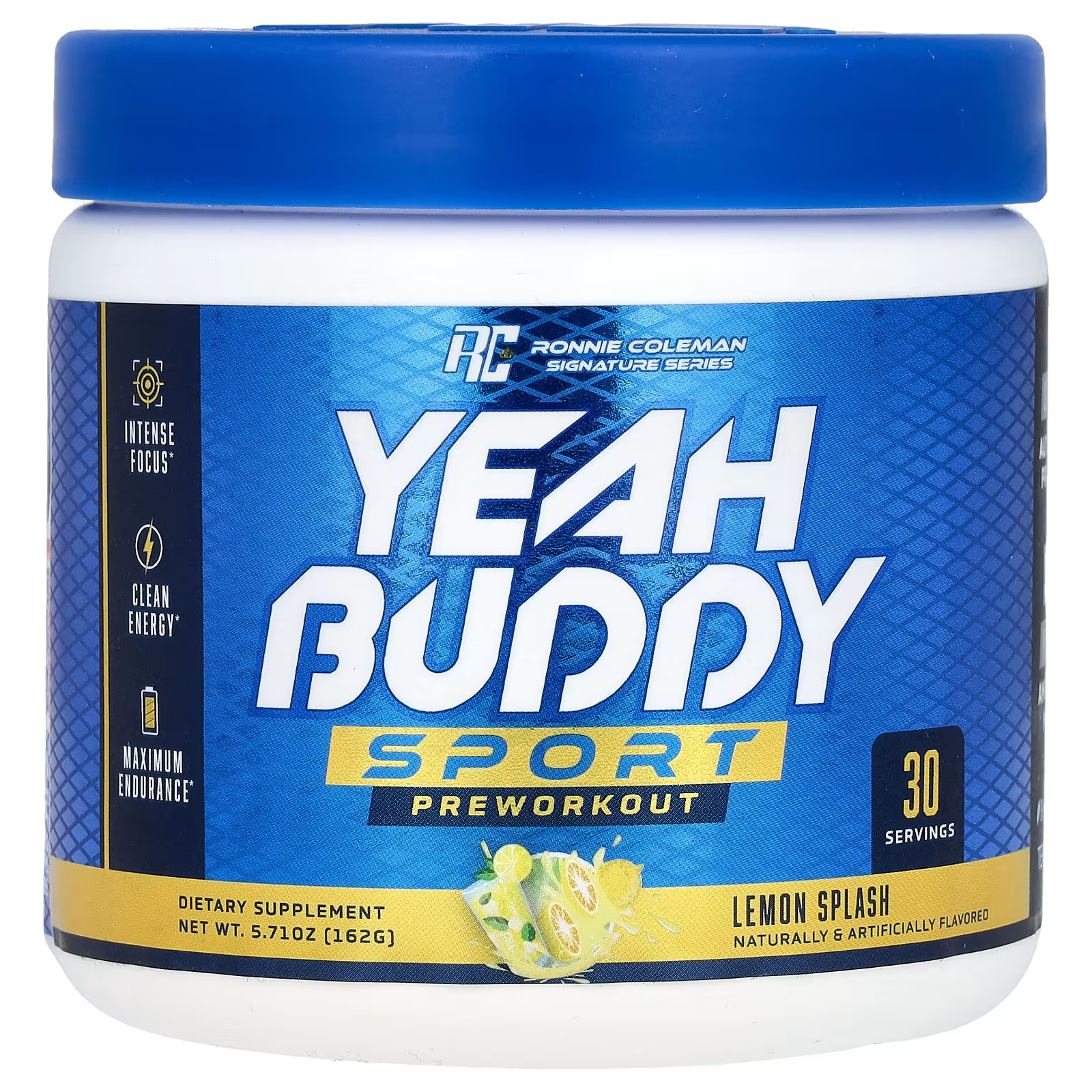 2 X Ronnie Coleman, Signature Series, Yeah Buddy Sport, Preworkout, Lemon Splas