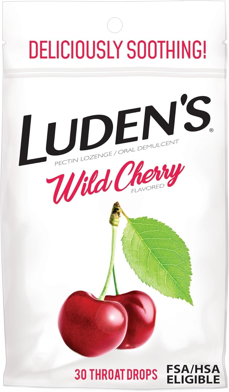 Luden’s Throat Drops Wild Cherry 30 Drops