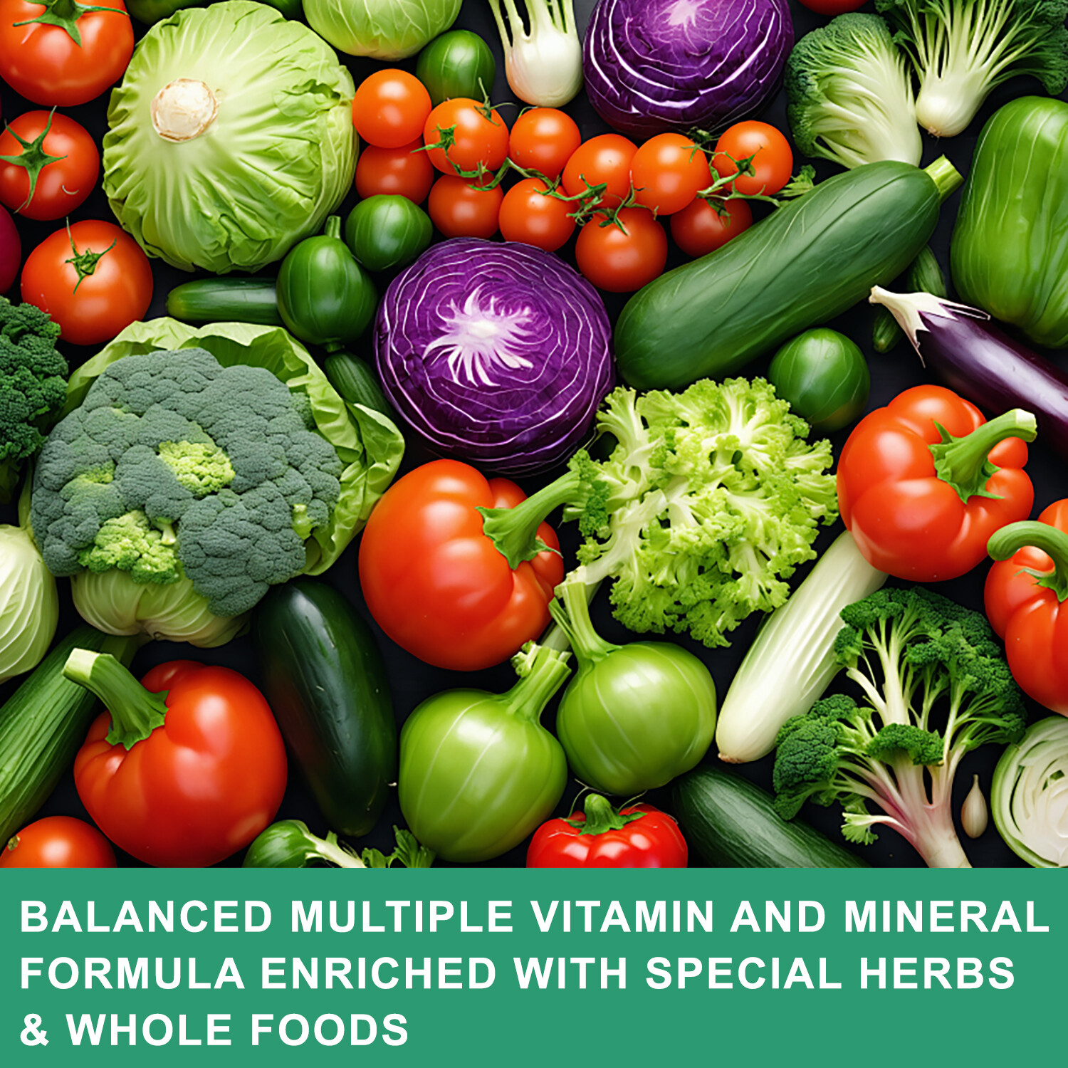 120pcs Primal Multivitamin-Multiminerals-Highest Potency,Support Energy & Health