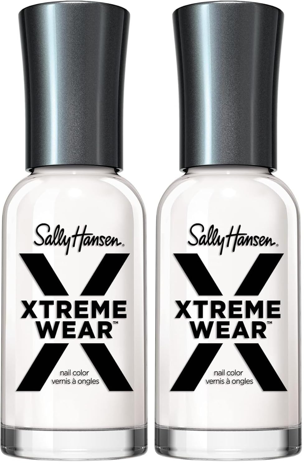 Sally Hansen Xtreme Wear Nail Polish 0.40 FL OZ #139 White On 2 PACK