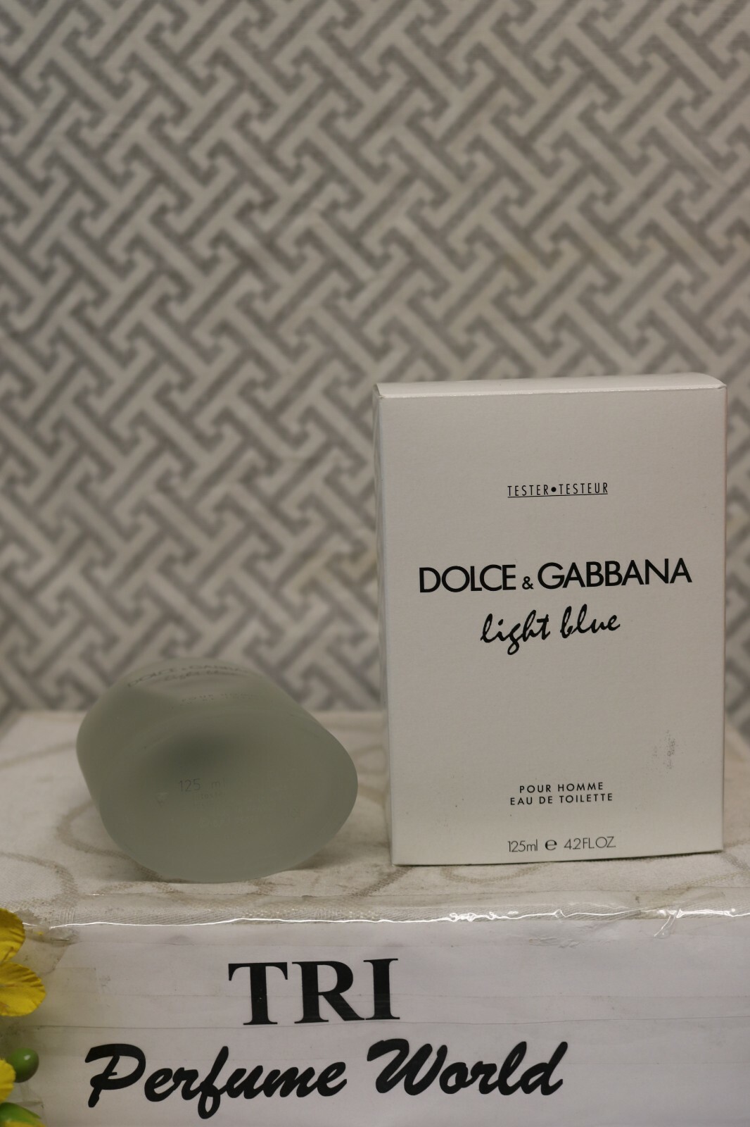 DOLCE & GABBANA Light Blue Eau de Toilette Pour Homme Spray 4.2 fl.oz. White Box